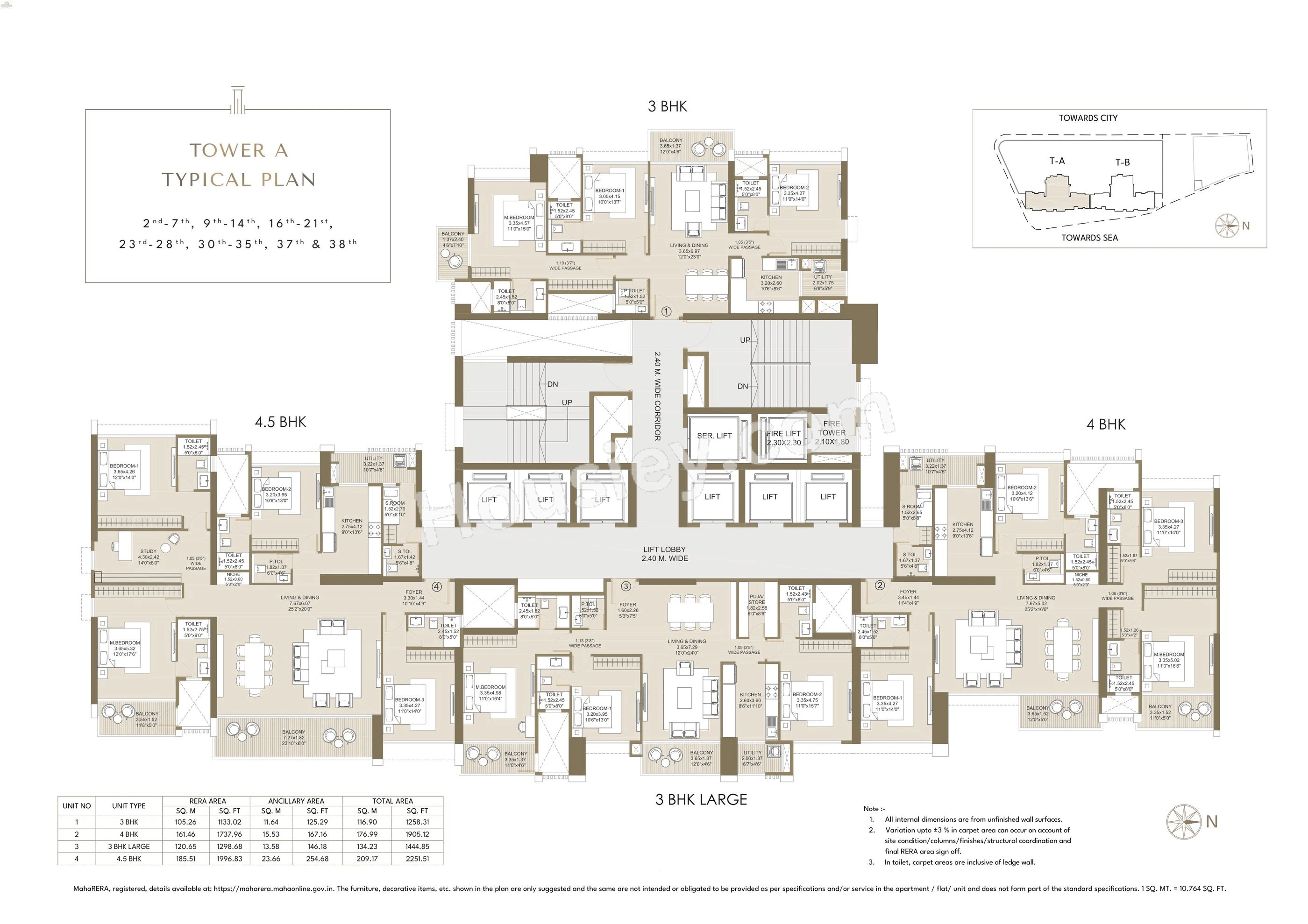 L&T The Gateway Floor plan 4