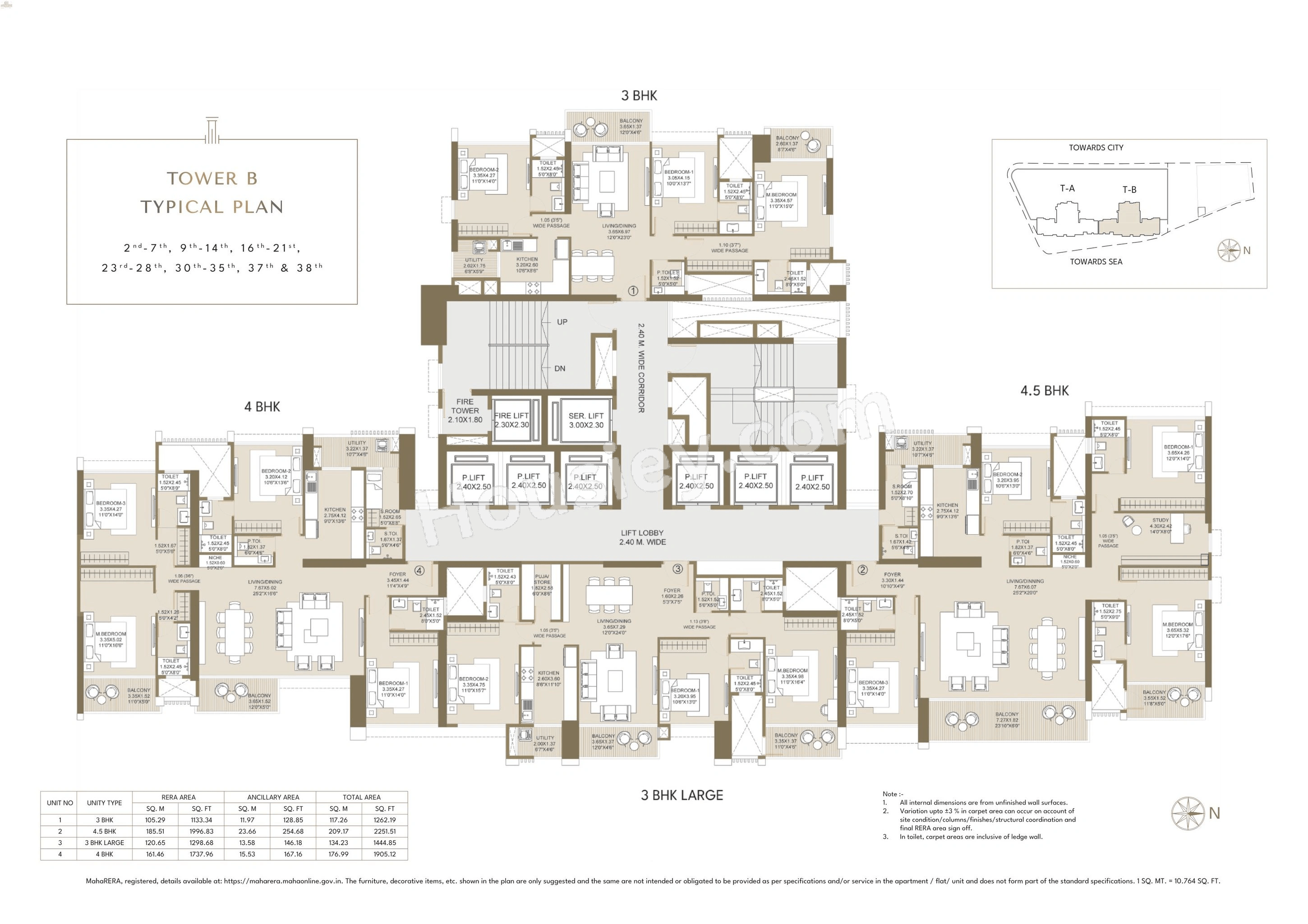 L&T The Gateway Floor plan 5