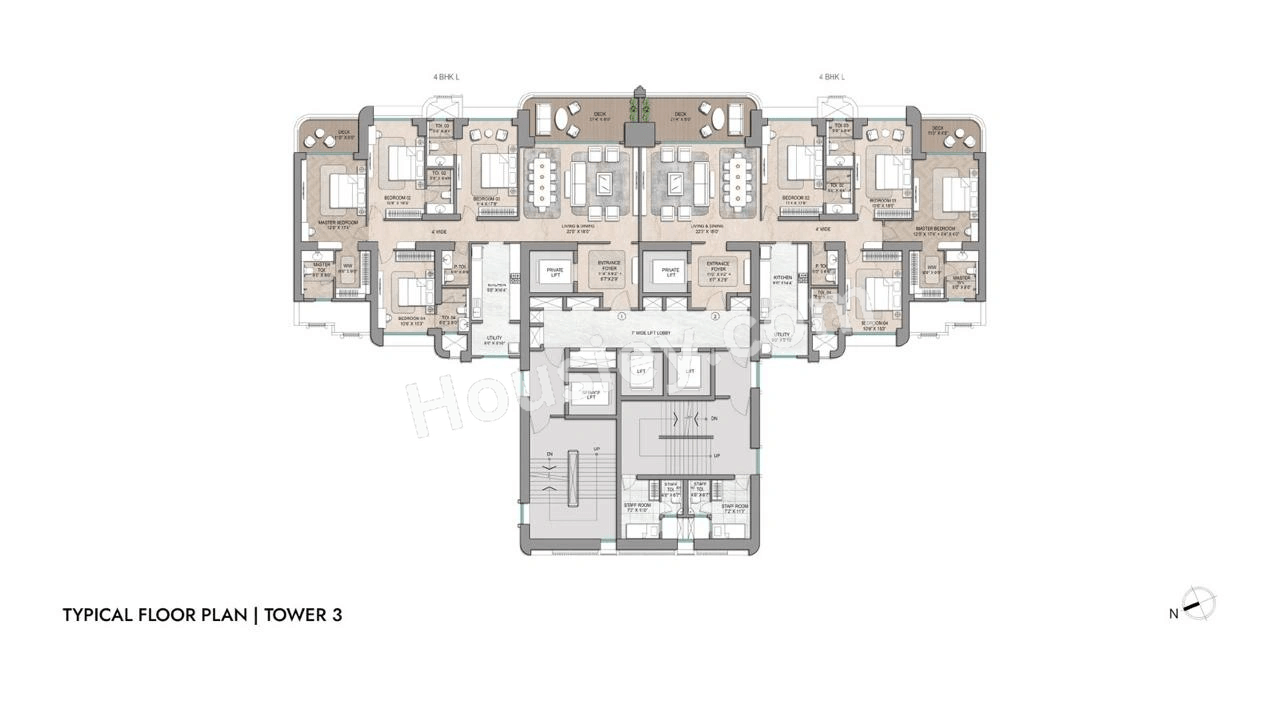 Lodha Aureus Floor plan 2