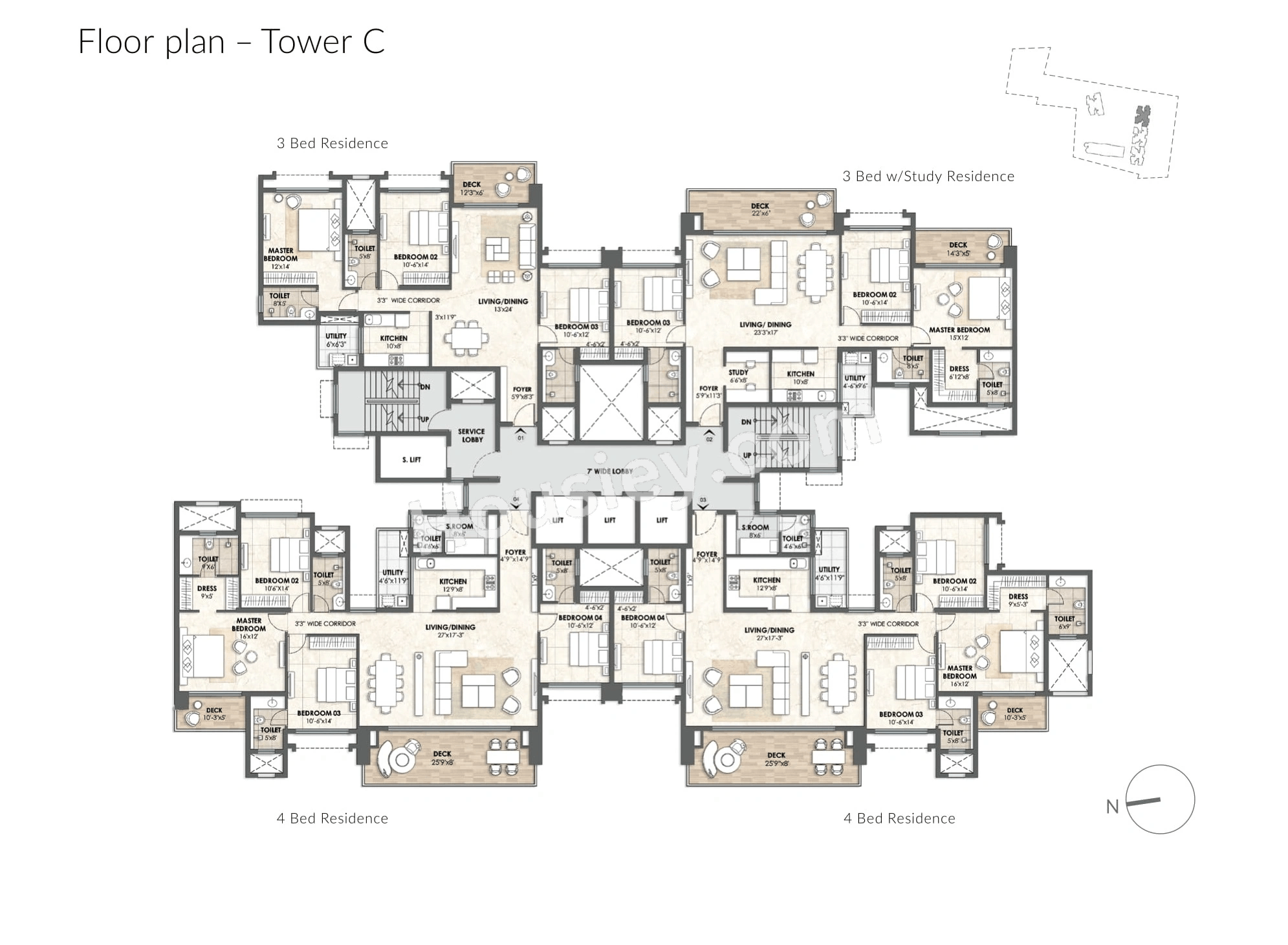 Lodha Azur Floor plan 2