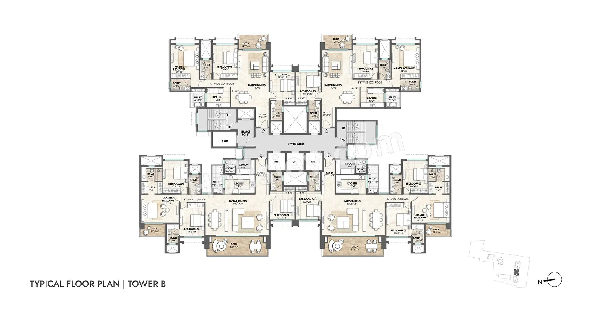 Lodha Azur Floor plan 2