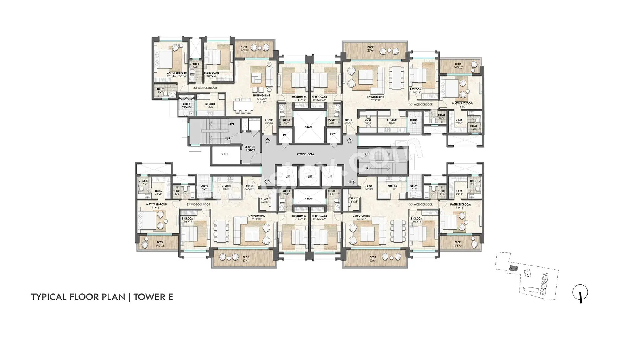 Lodha Azur Floor plan 5