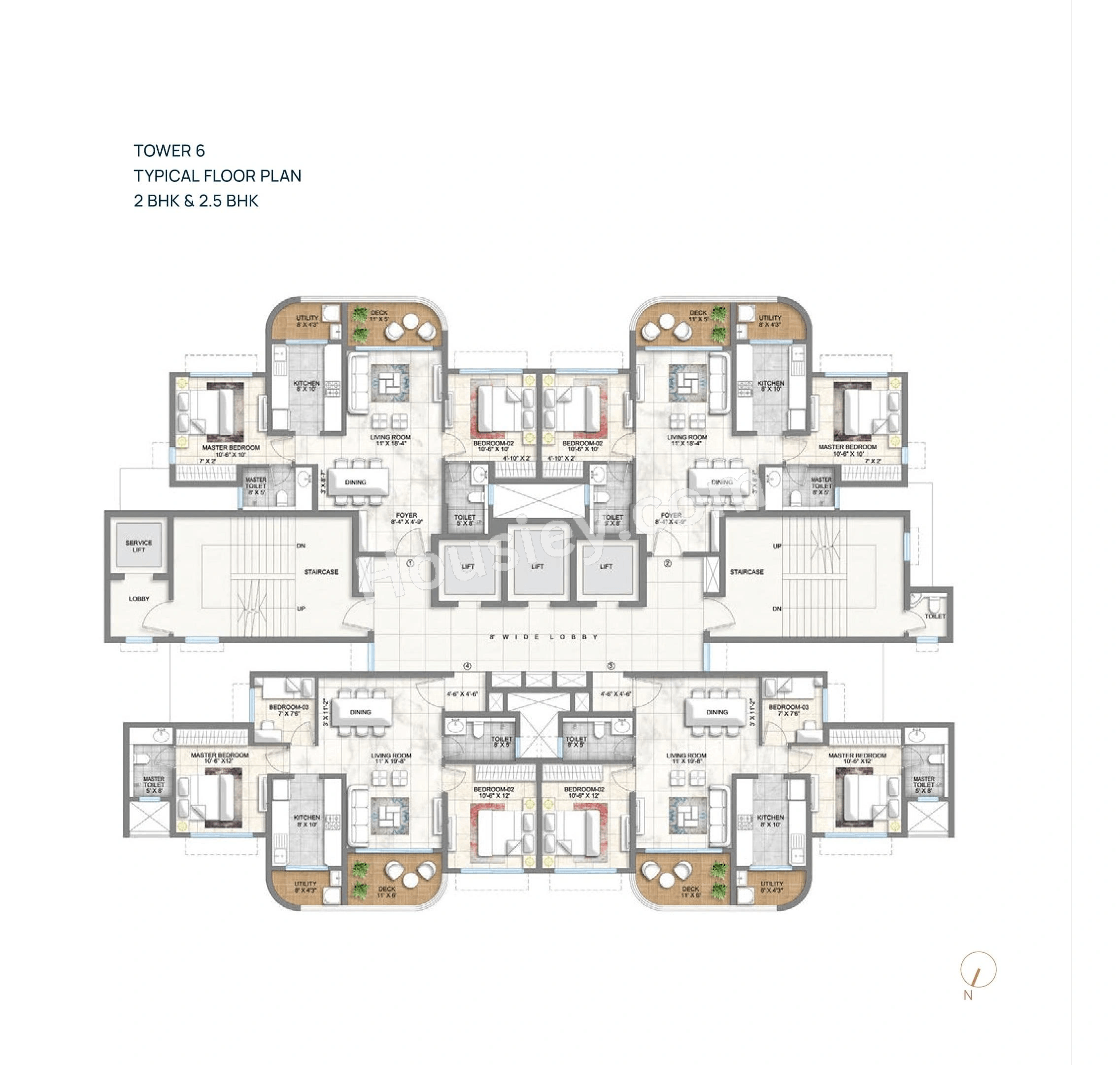 Lodha Corinthia Floor plan 1