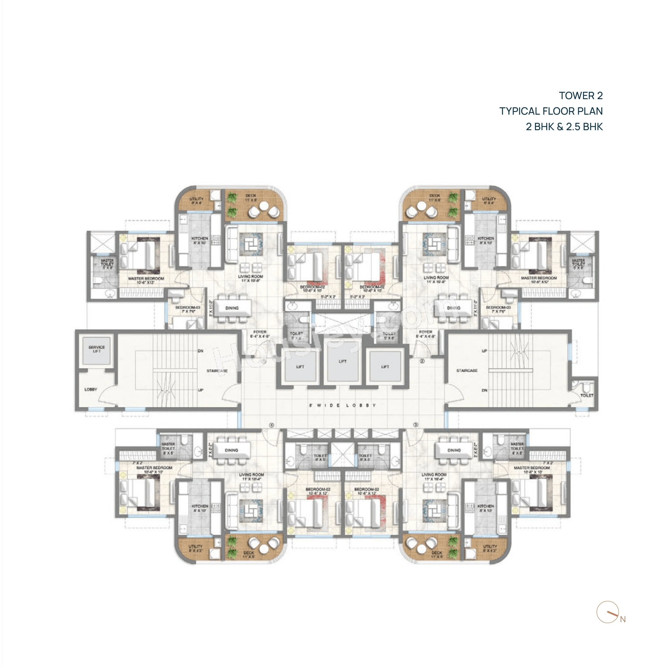 Lodha Corinthia Floor plan 2