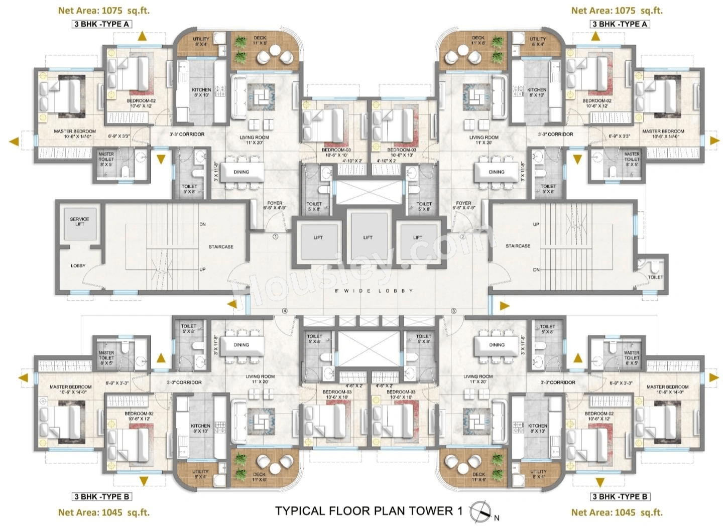 Lodha Corinthia Floor plan 6