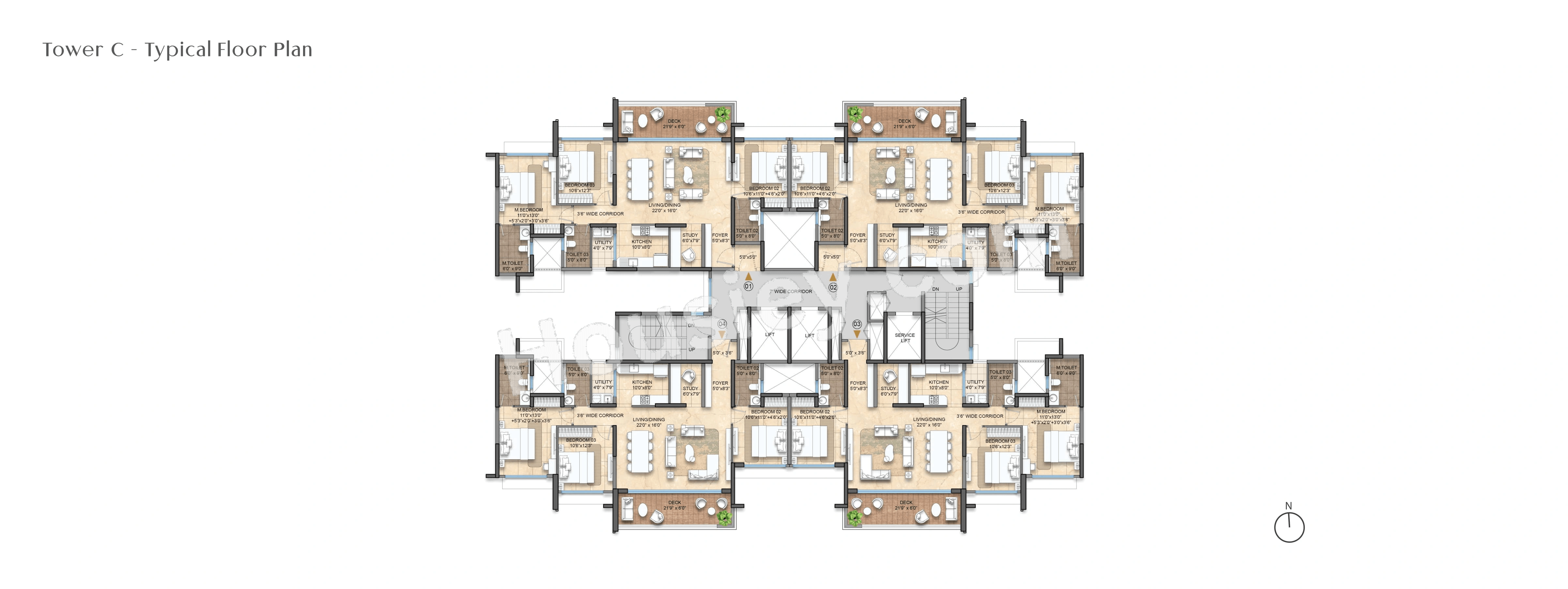 Lodha Haven Floor plan 2