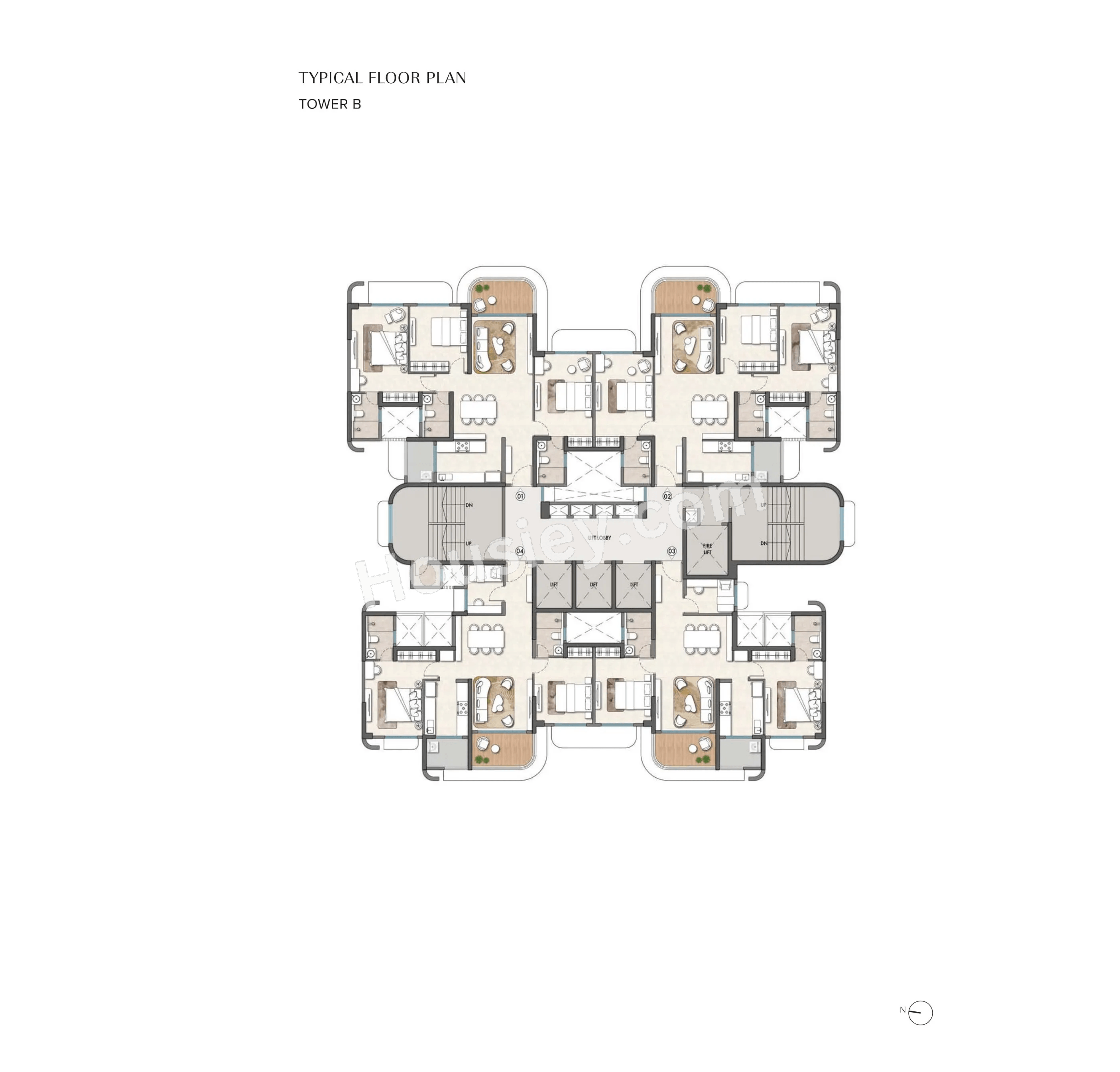 Lodha Sovrano Floor plan 1