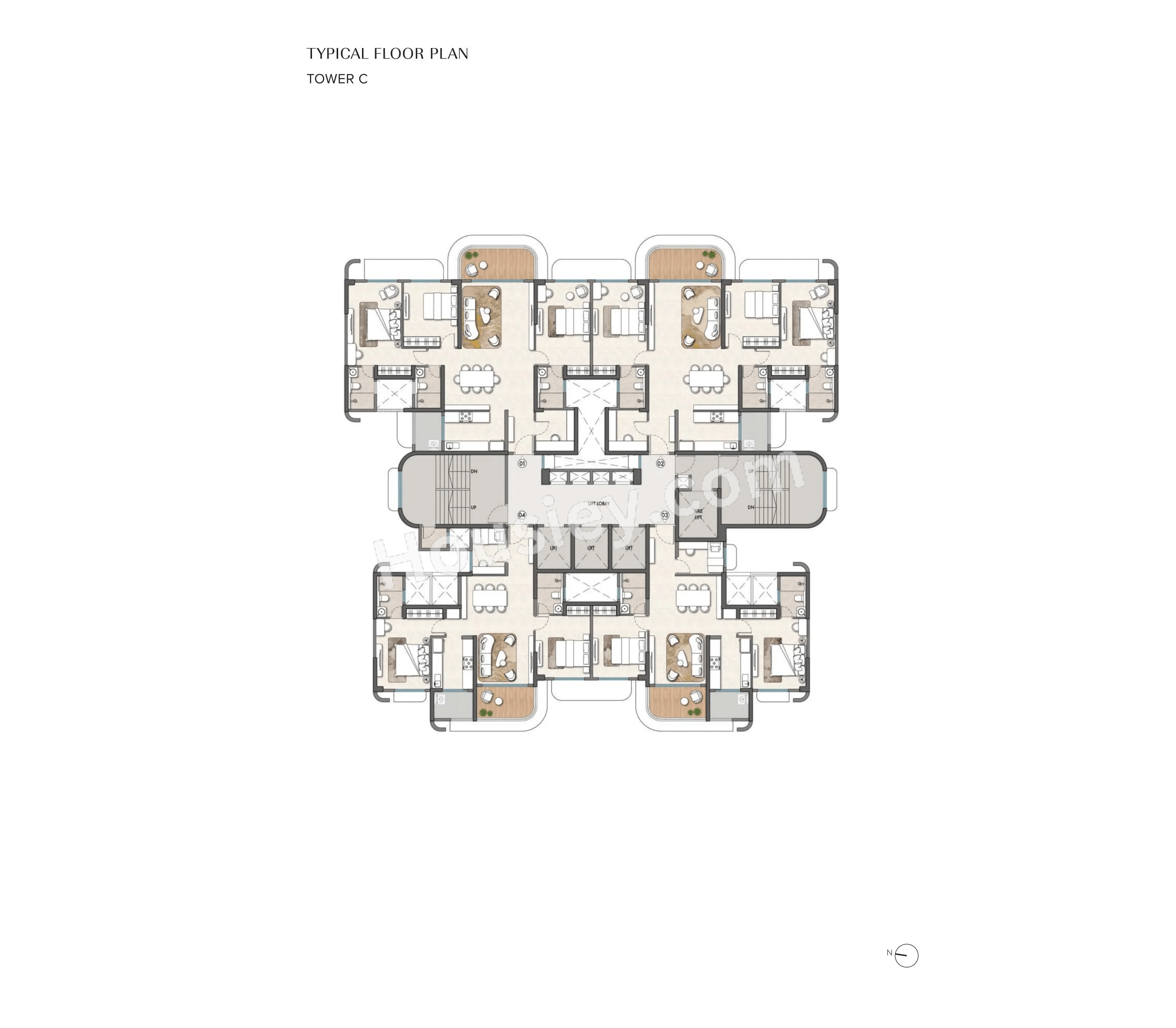 Lodha Sovrano Floor plan 2