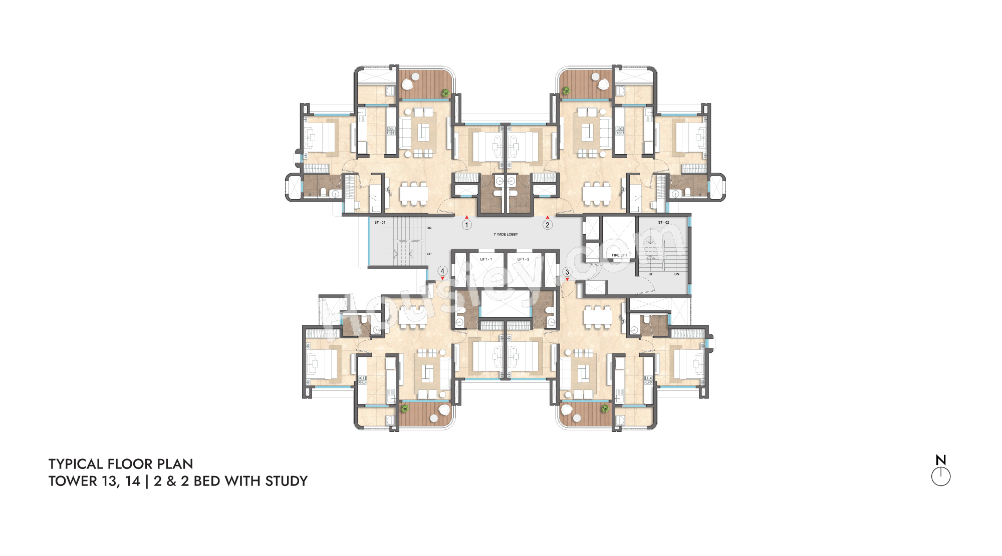 Lodha Sylvan Floor plan 2