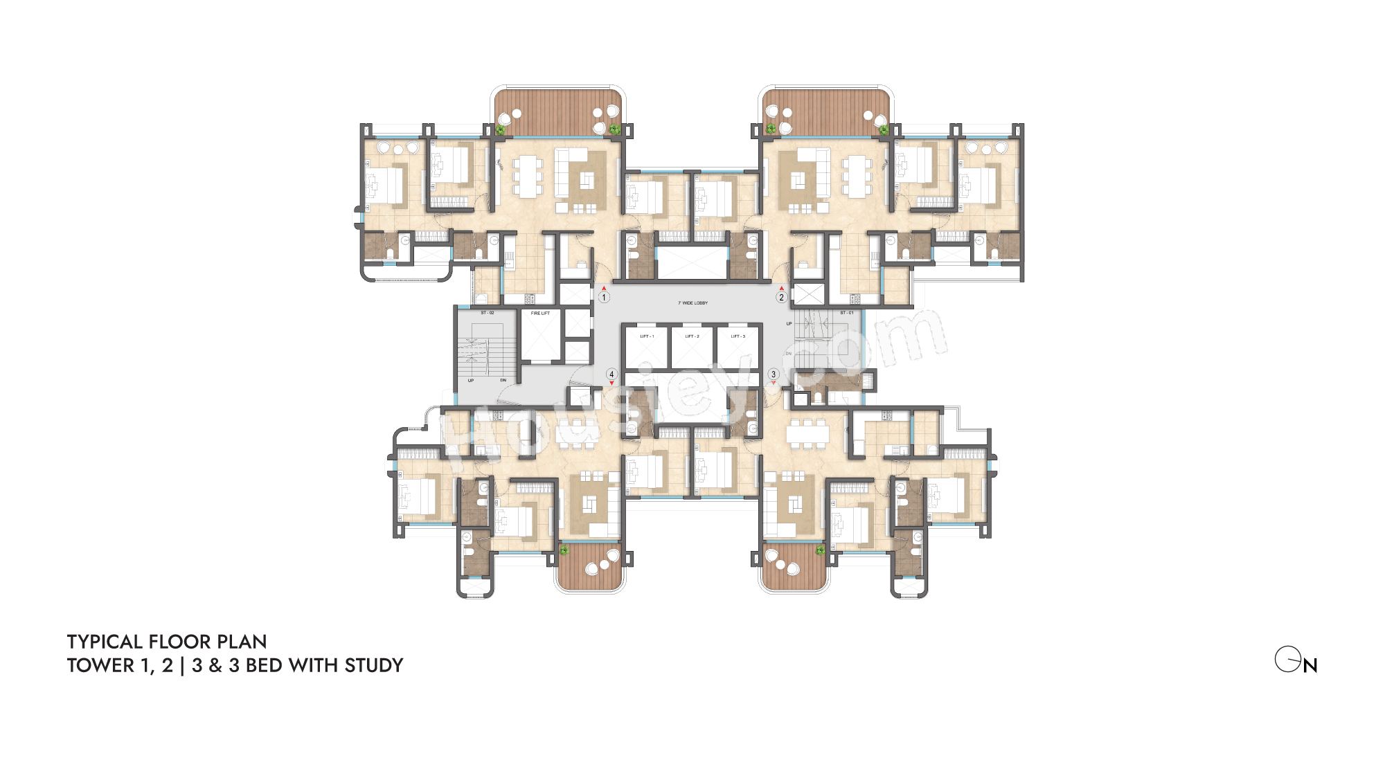 Lodha Sylvan Floor plan 3