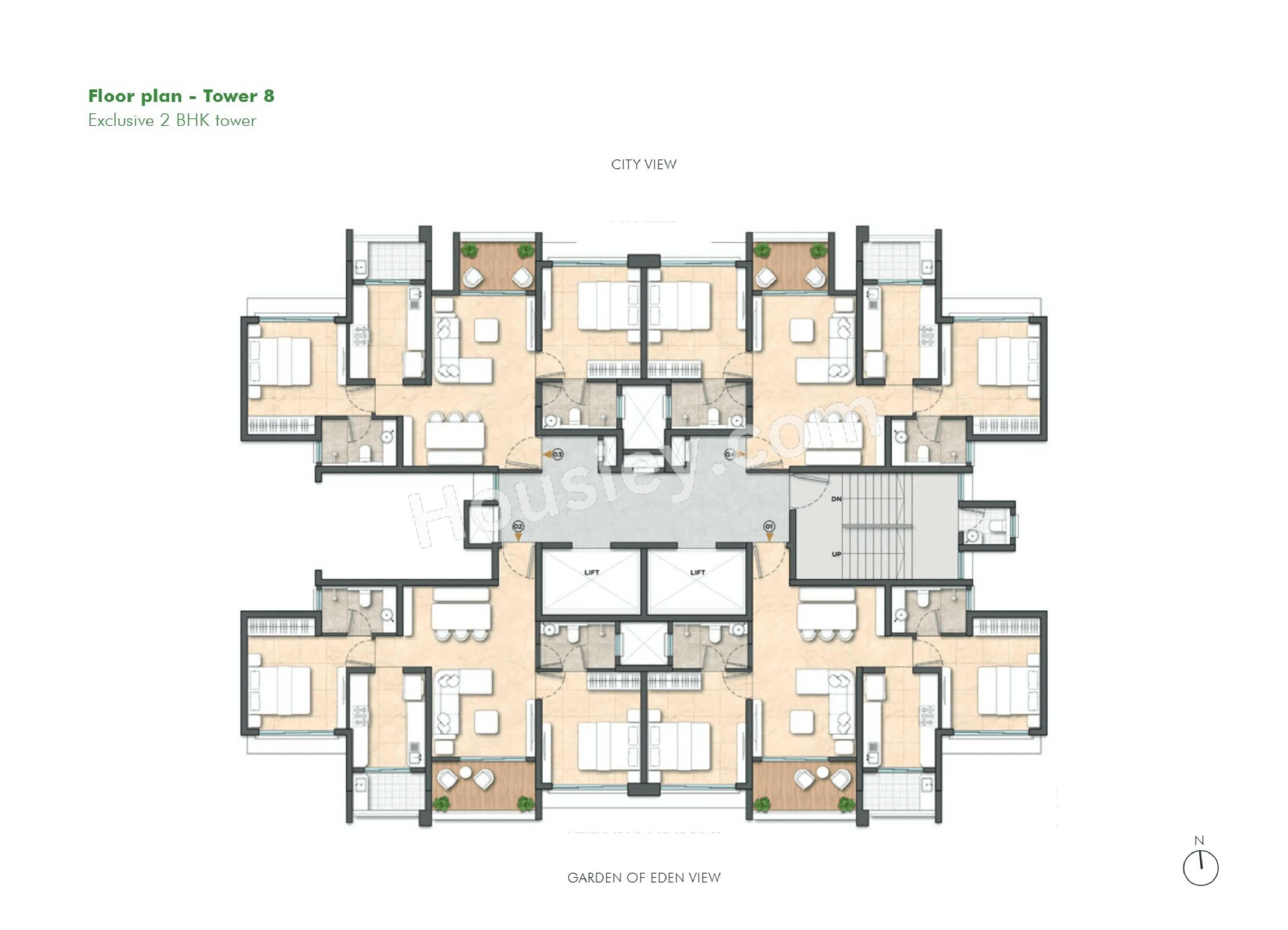 Lodha Woods Floor plan 7