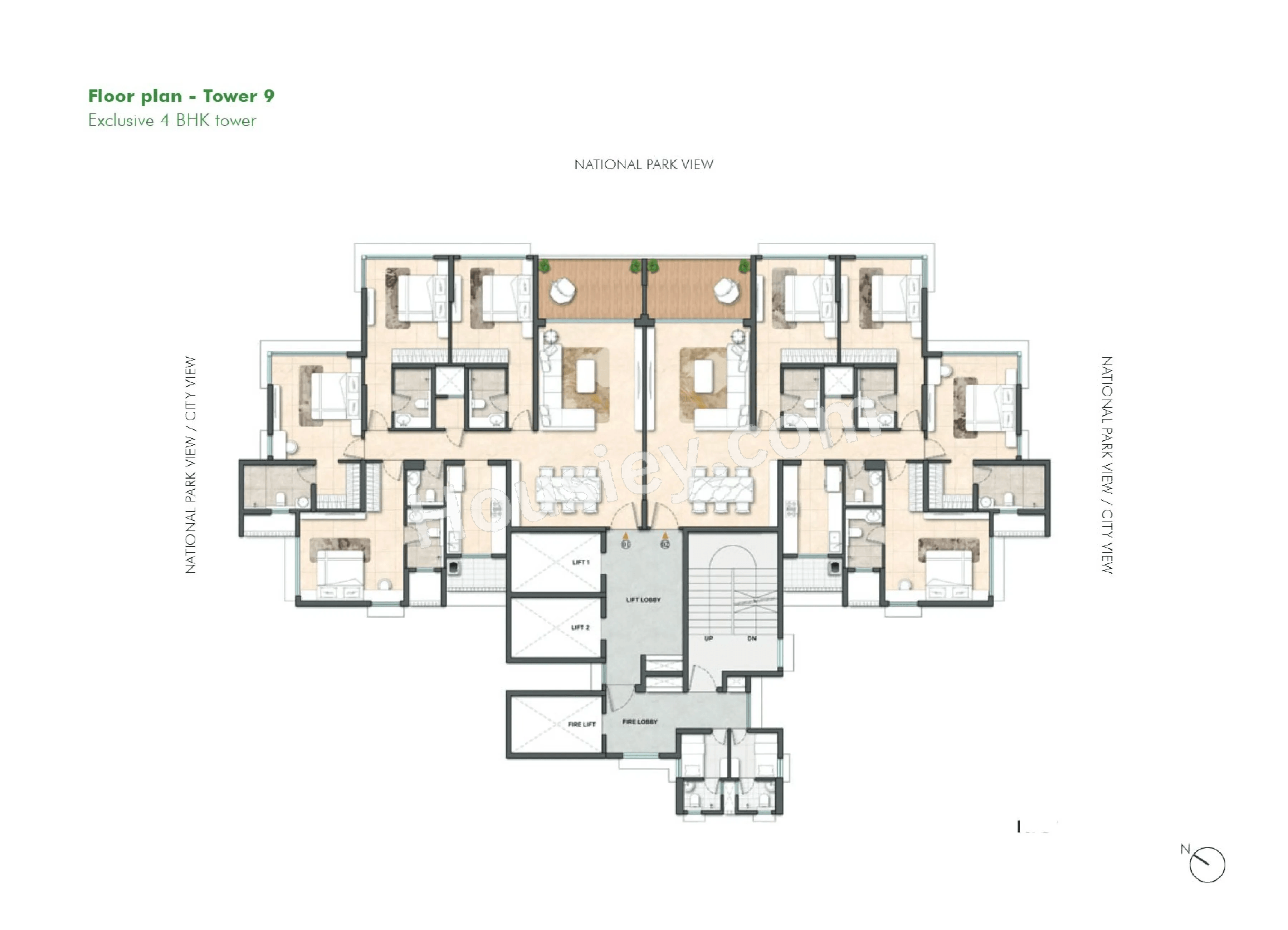 Lodha Woods Floor plan 8