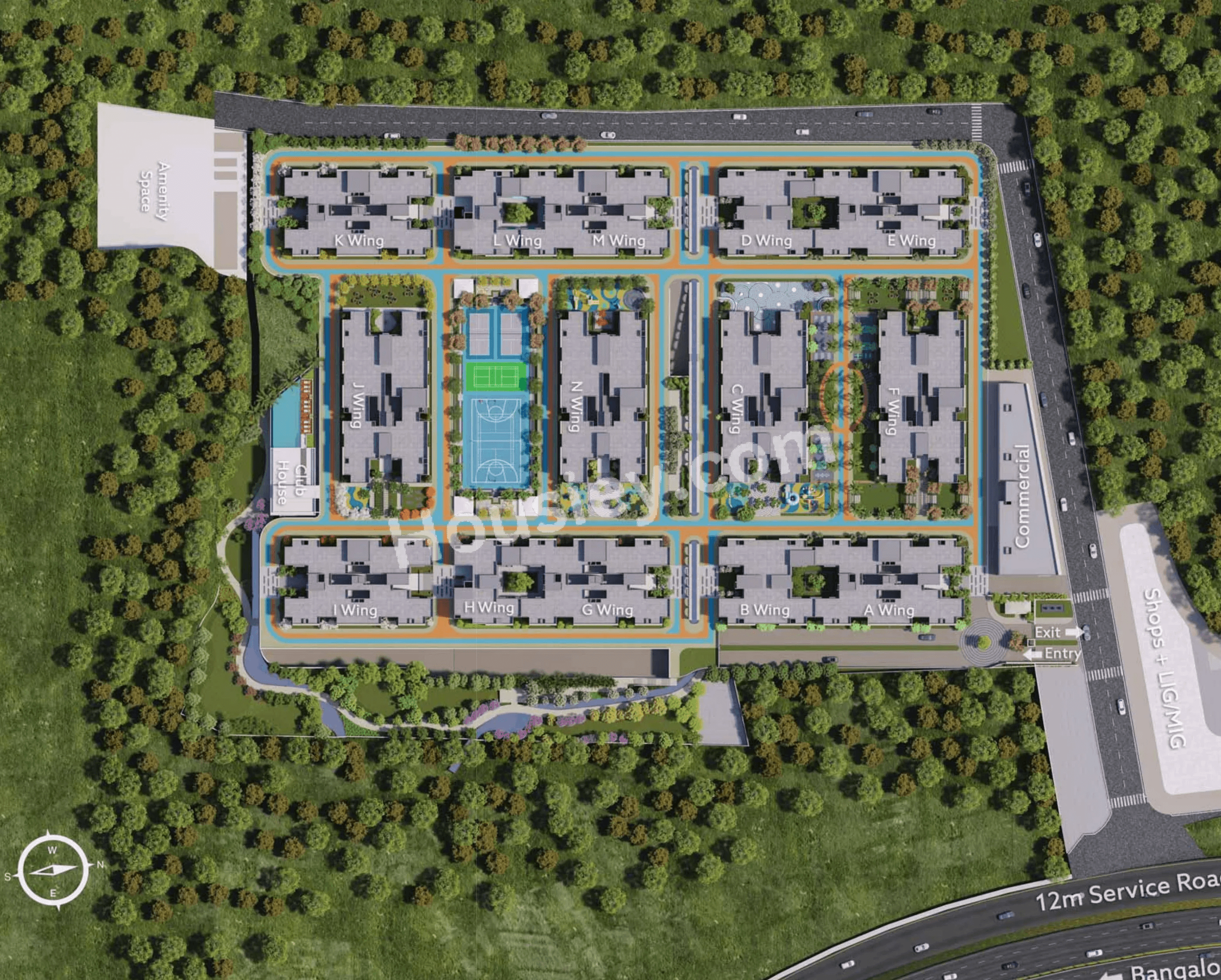 Lohia Jain One Park Place Floor plan 1