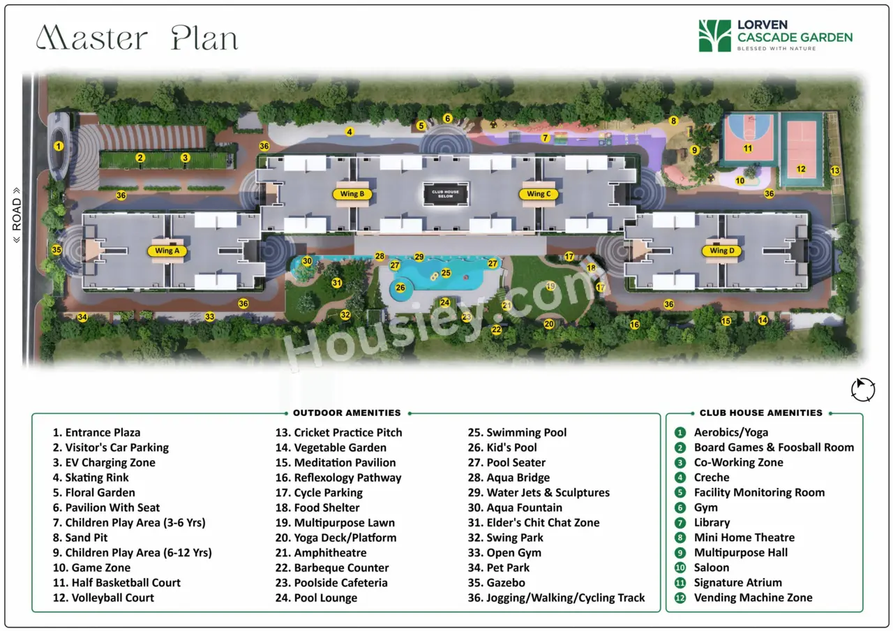 Lorven Cascade Garden Master Plan