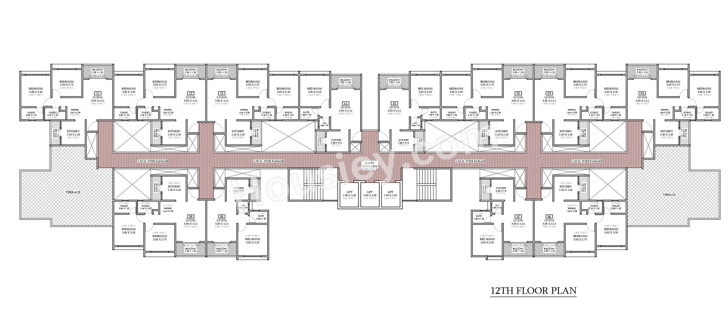 Lotus Urban Hills Floor plan 1