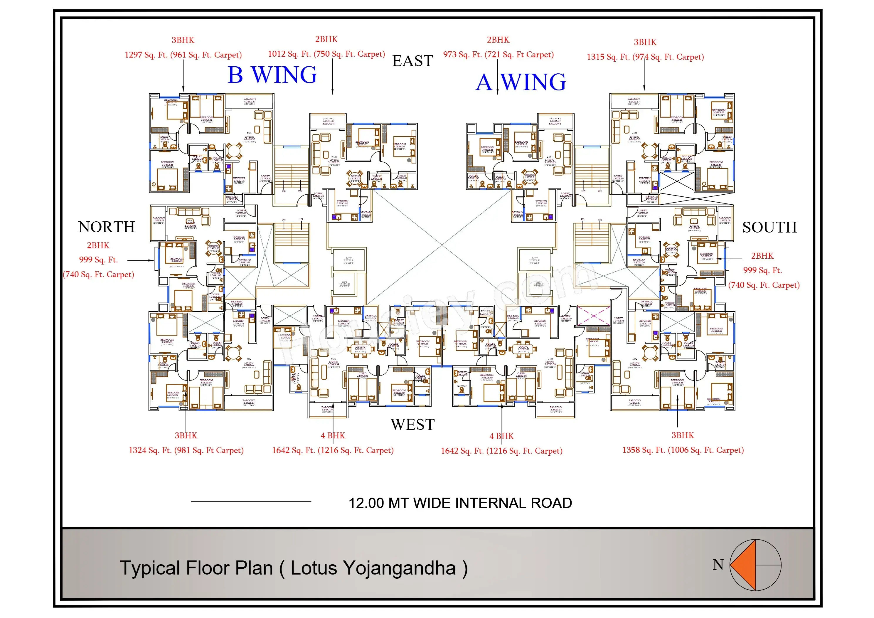 Lotus Yojangandha Floor plan 2