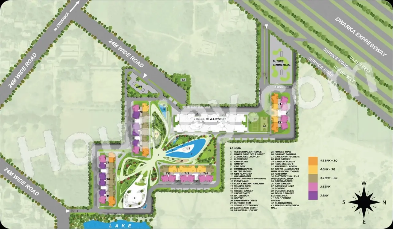 M3M crown Master Plan