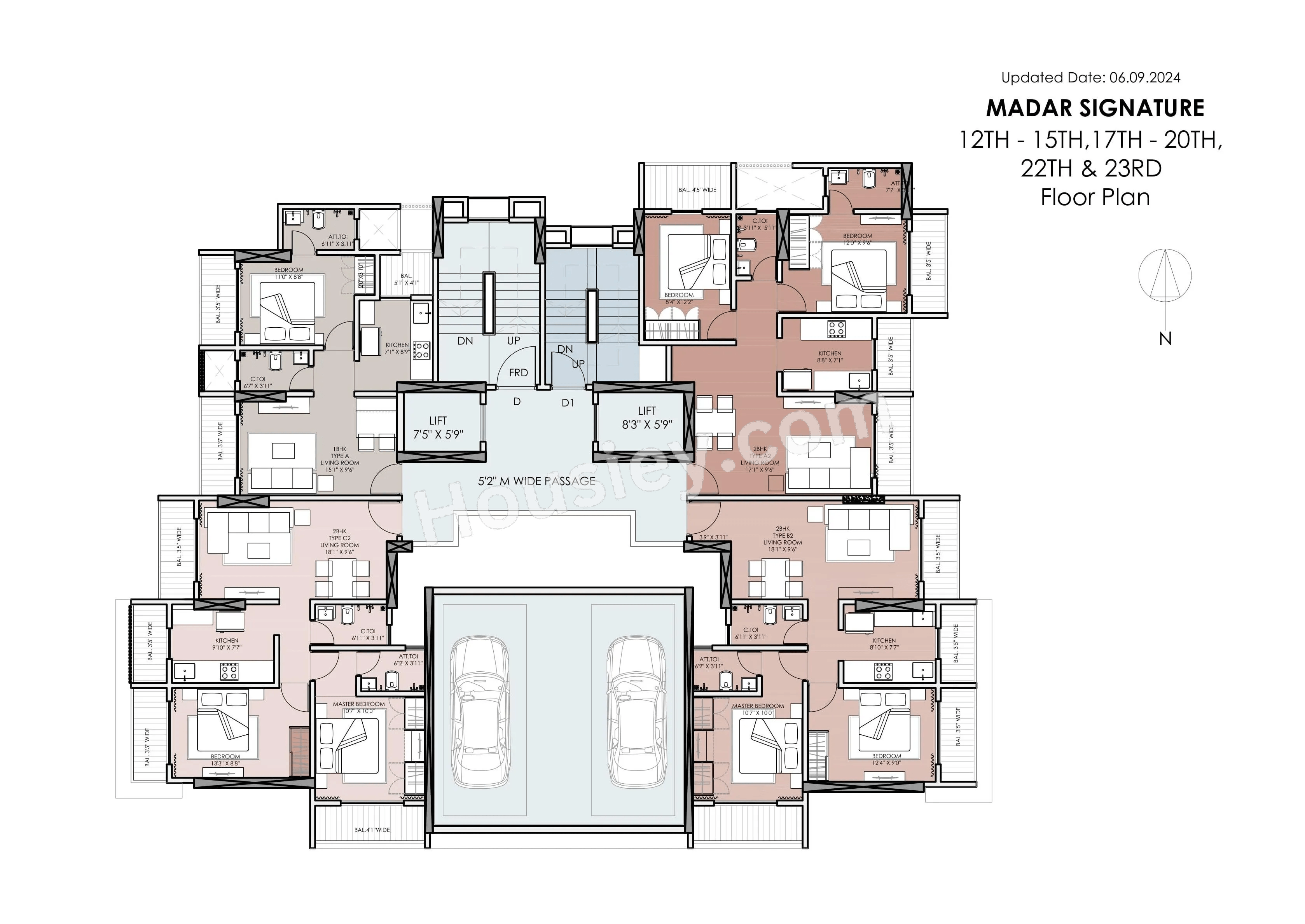 Madar Signature Floor plan 1