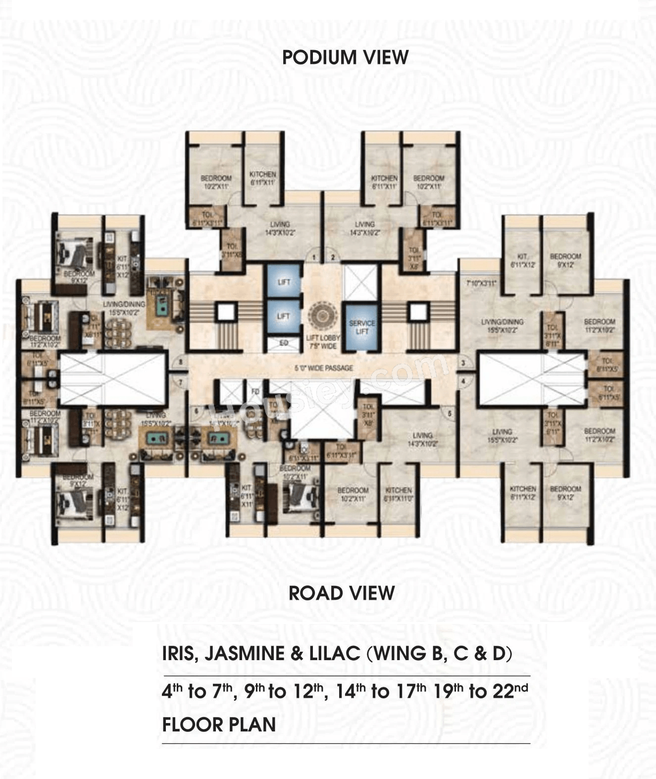 Mahaavir Exotique Floor plan 2