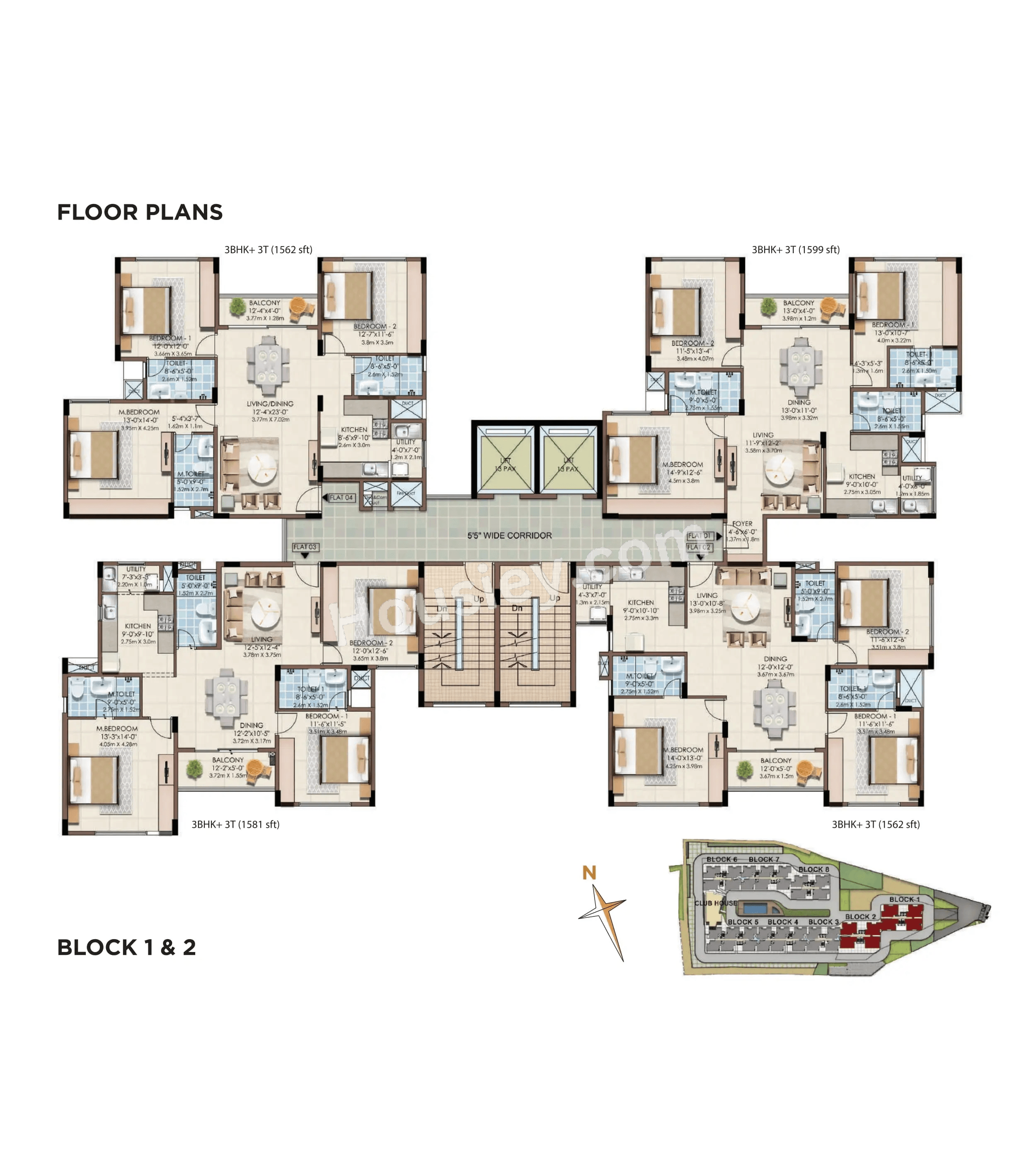 Mahaveer Celesse Floor plan 1