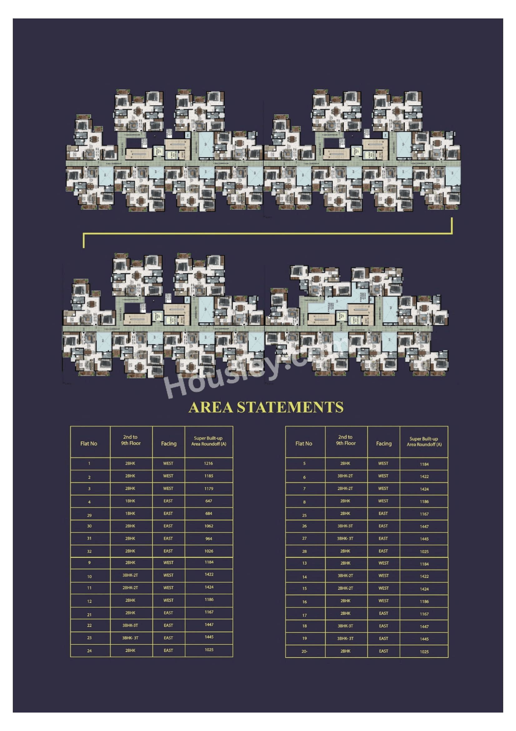 Mahaveer Highlands Floor plan 1