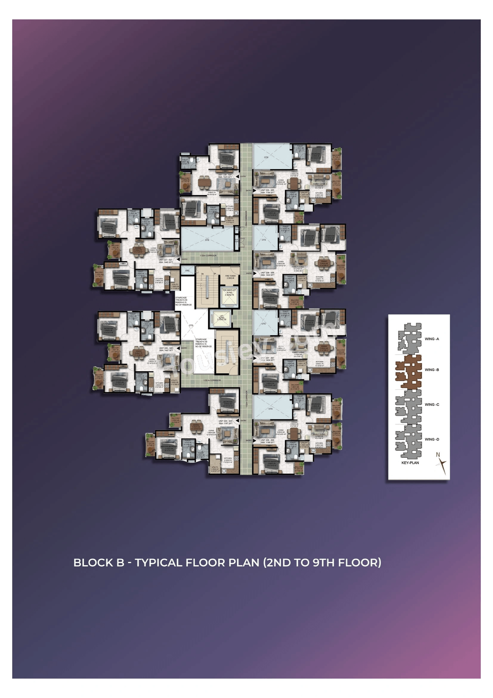 Mahaveer Highlands Floor plan 3