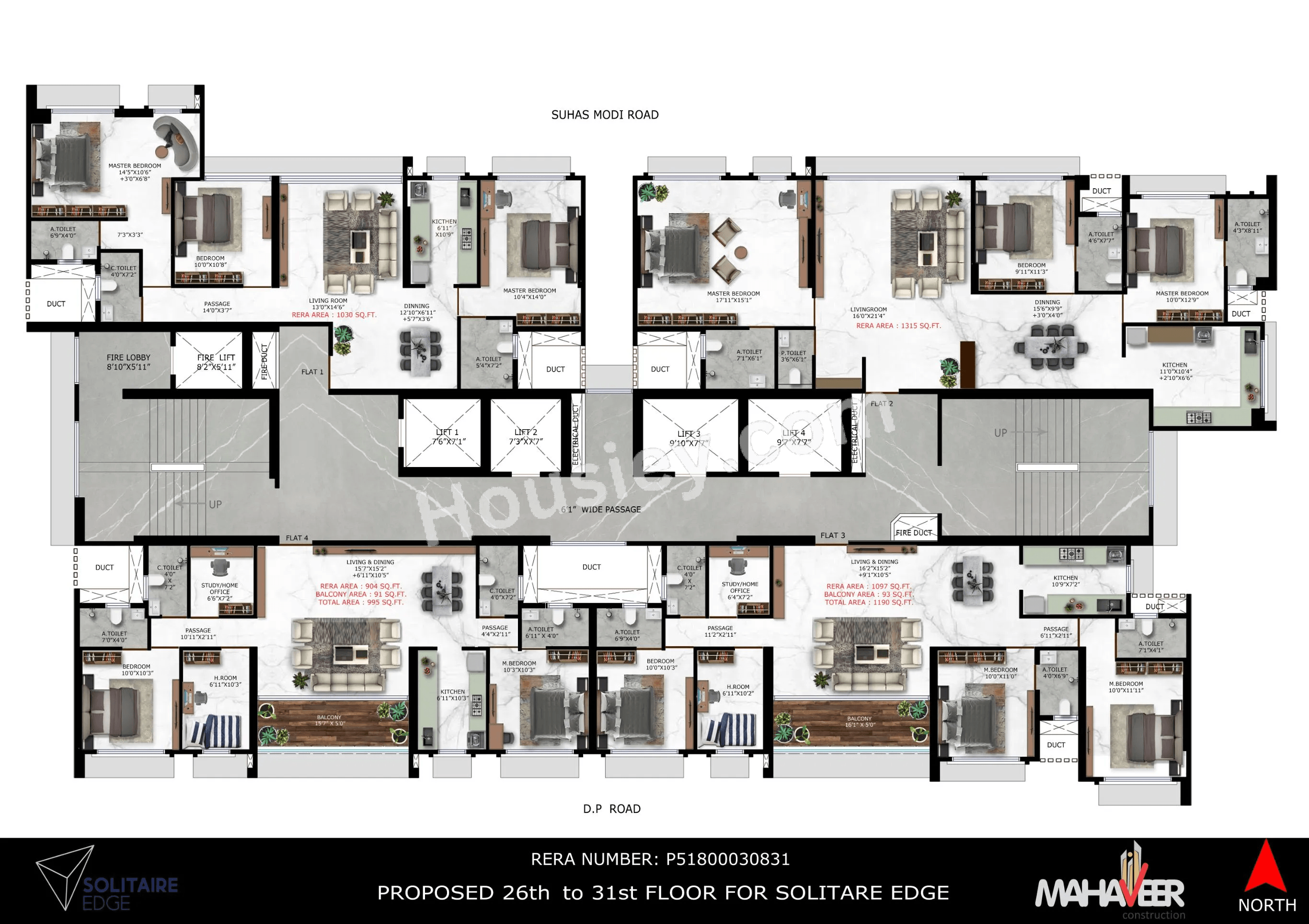 Mahaveer Solitaire Edge Floor plan 1