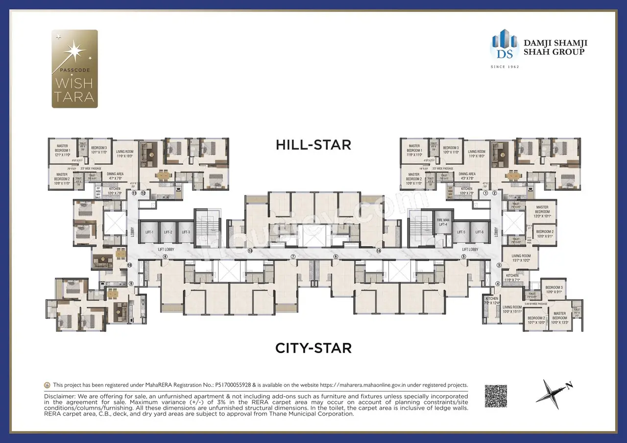 Mahavir Wishtara Floor Plan