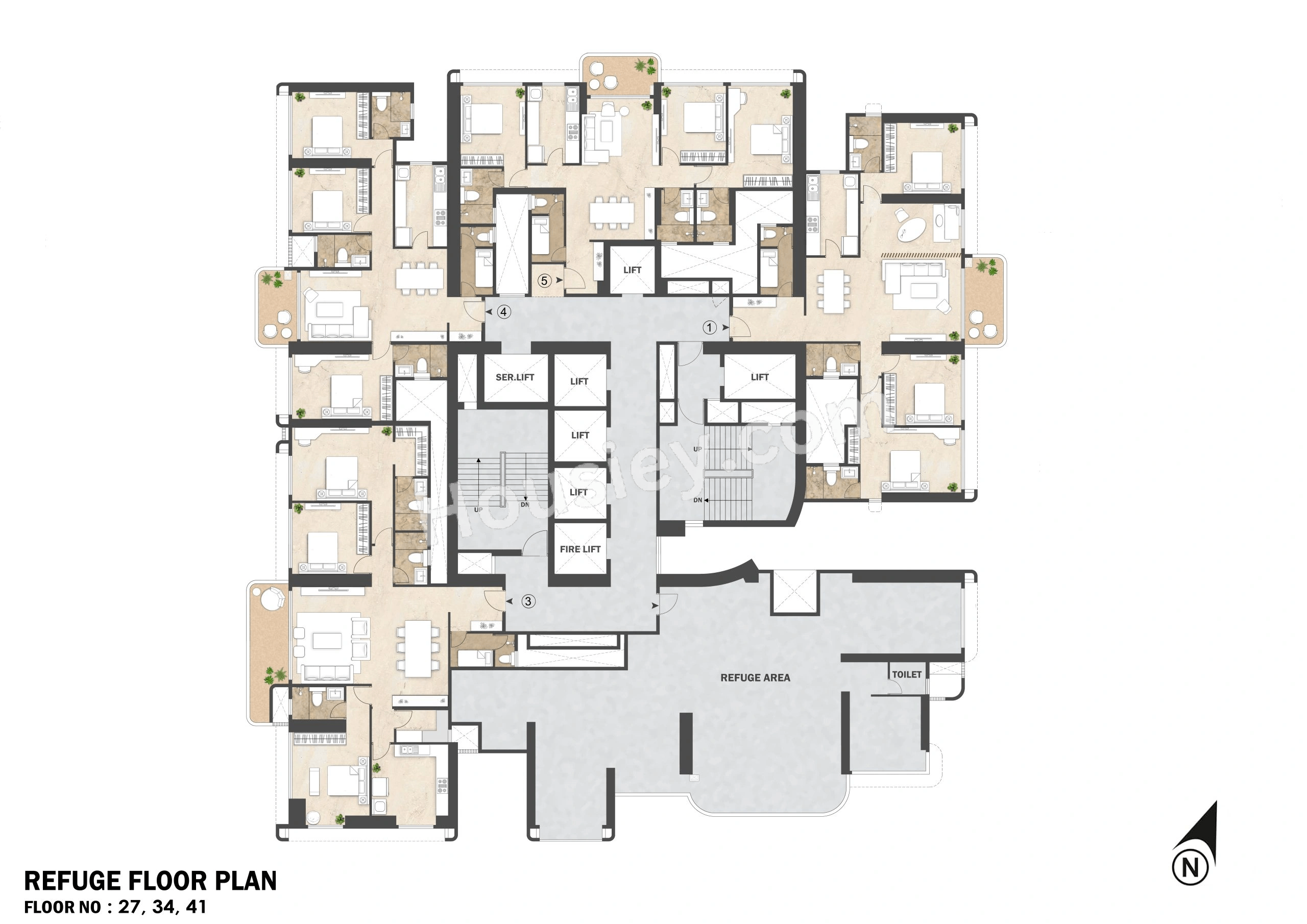 Mahindra Beacon Hill Floor plan 2