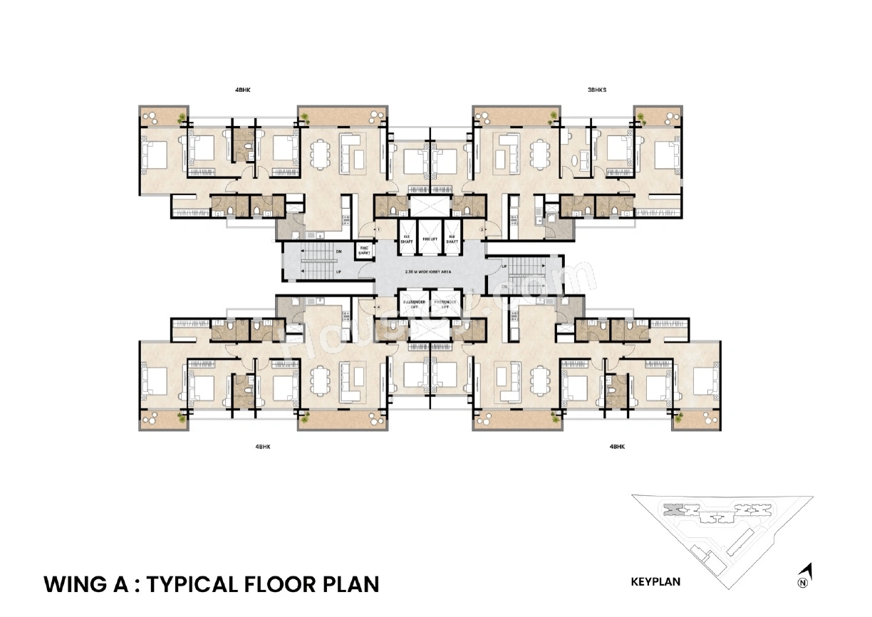 Mahindra Blossom Floor plan 1