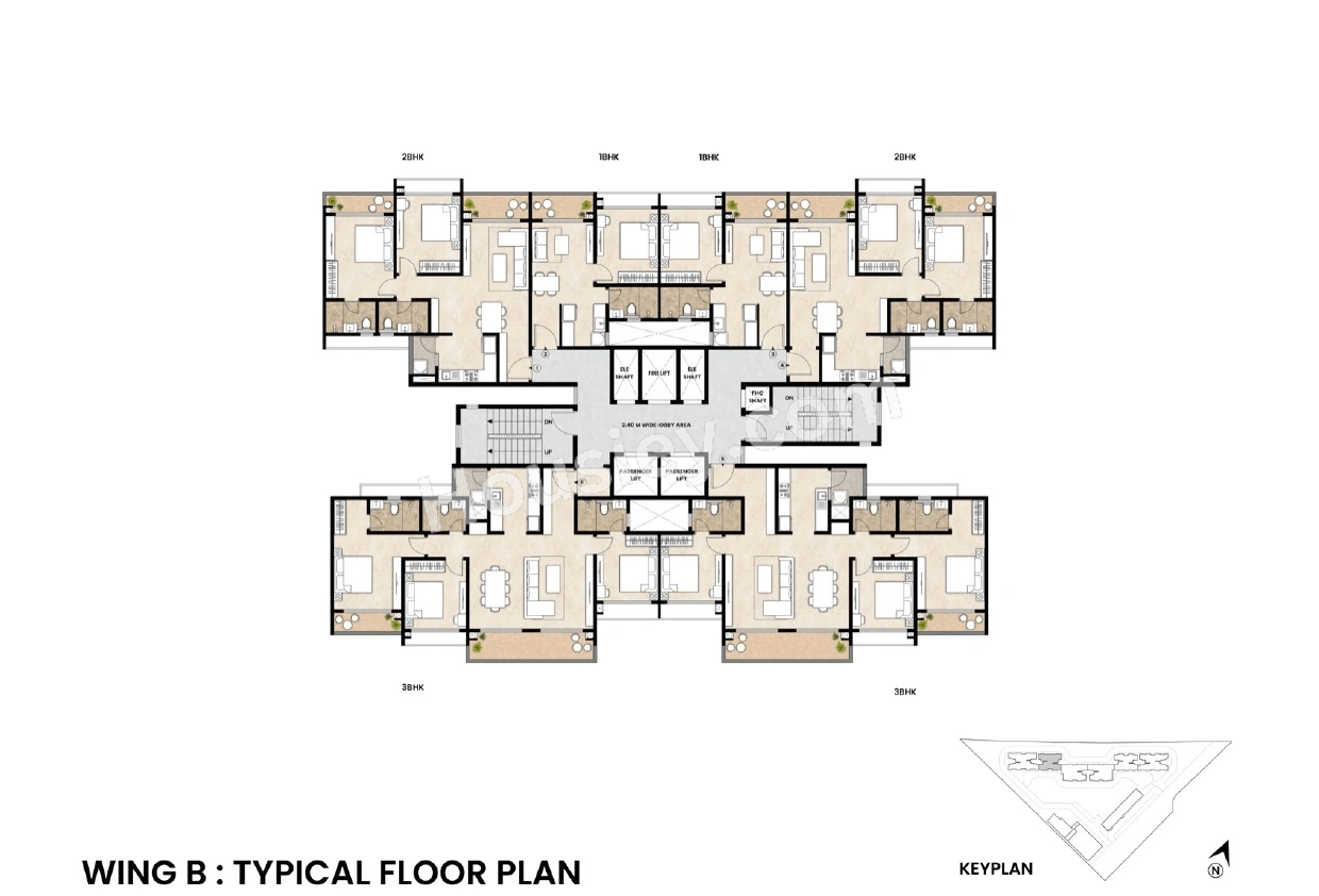 Mahindra Blossom Floor plan 2