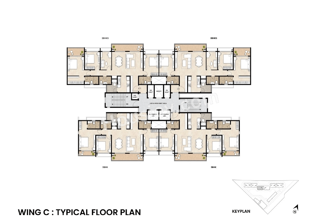 Mahindra Blossom Floor plan 3