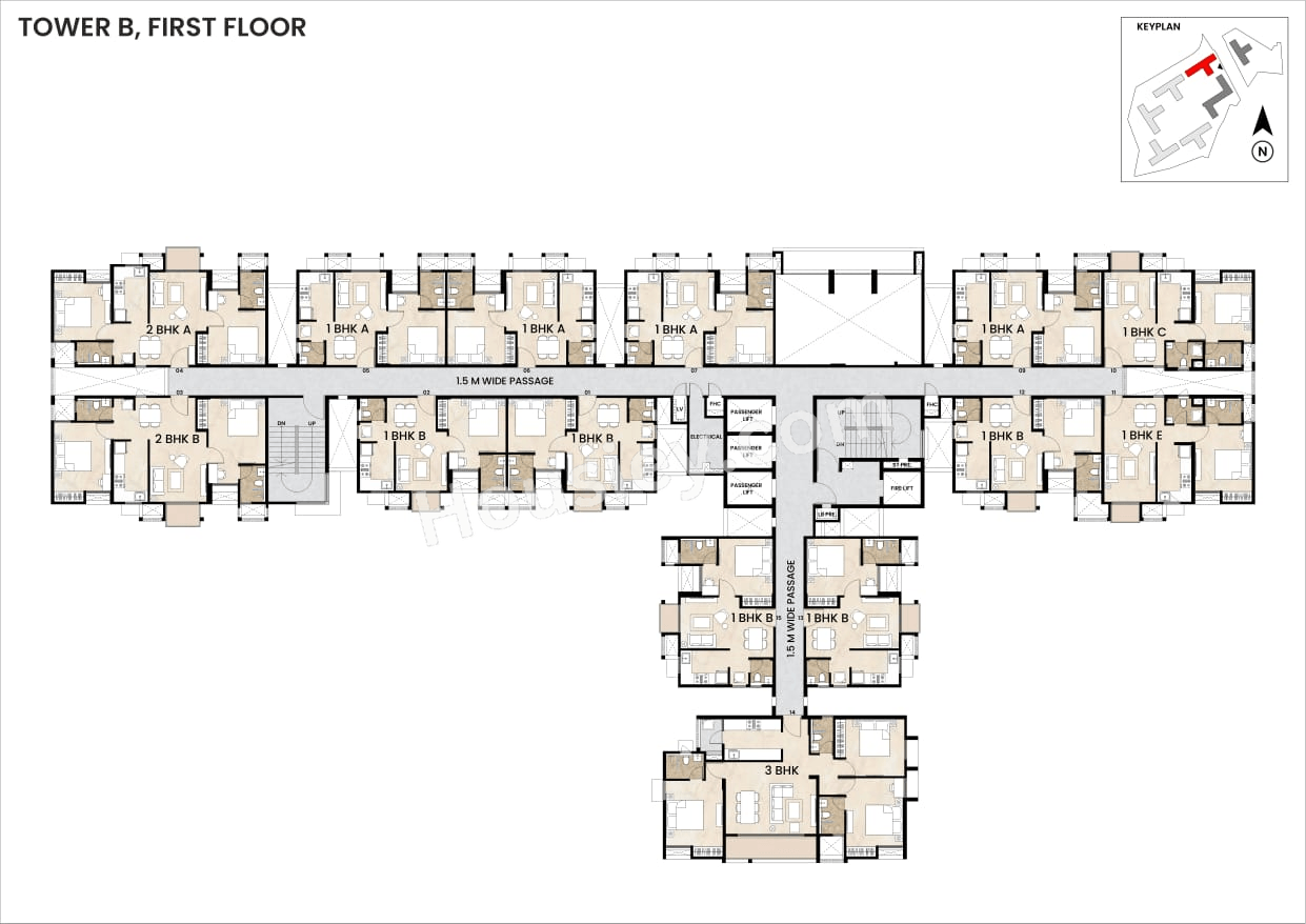 Mahindra Happinest Kalyan Floor plan 1