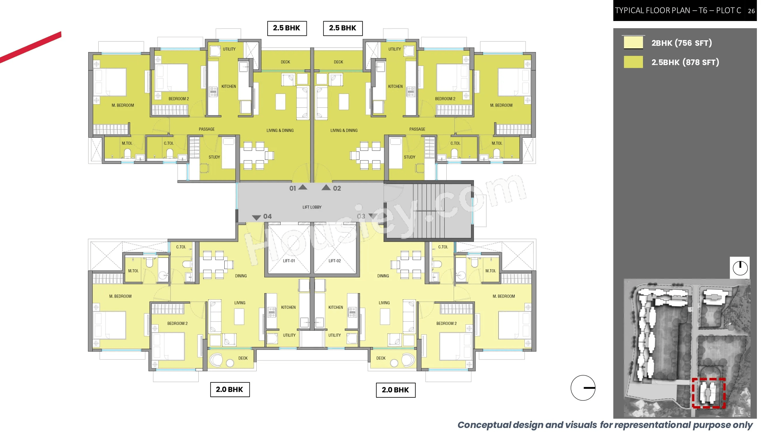 Mahindra Marina 64 Floor plan 4
