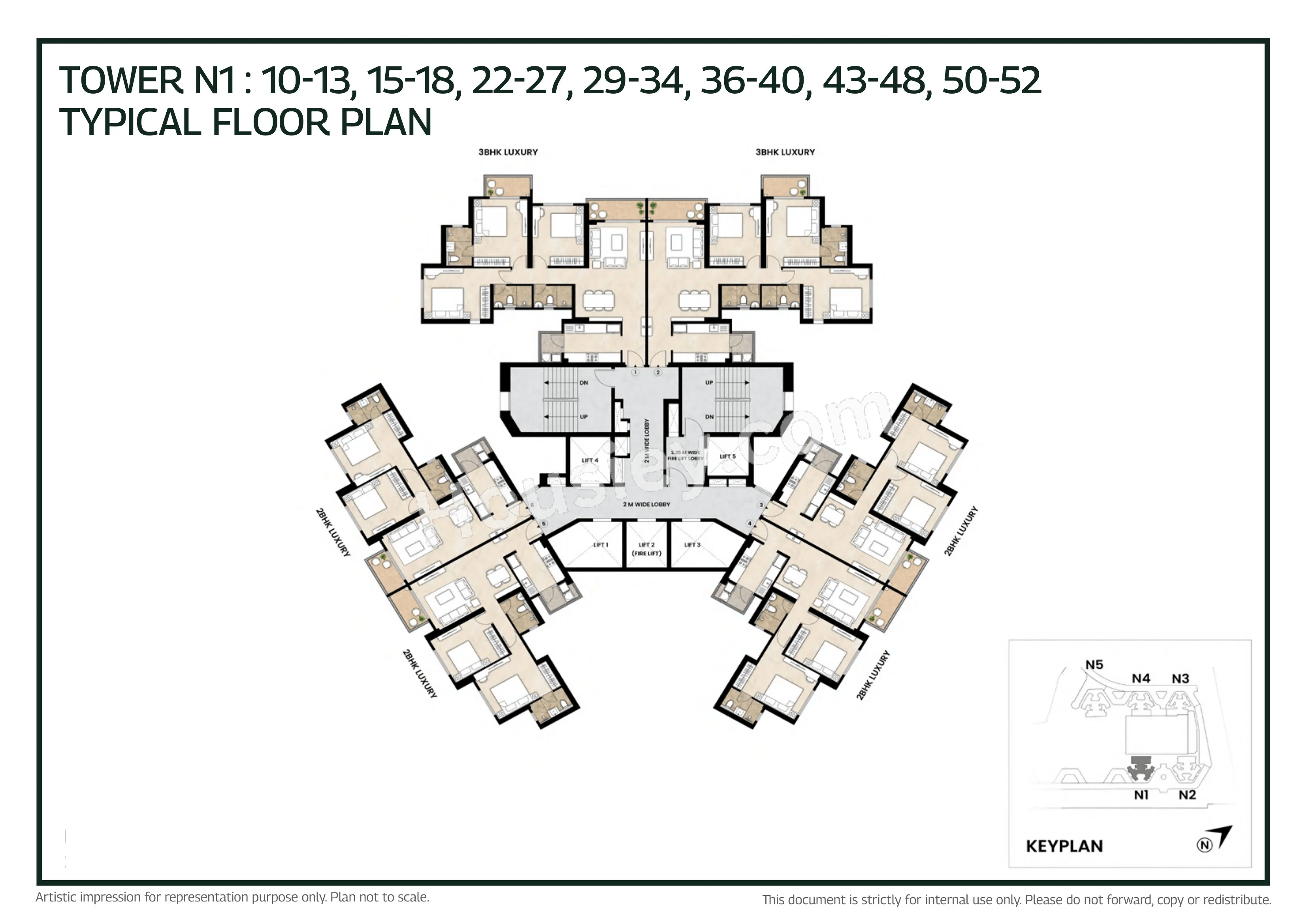 Mahindra Rainforest Floor plan 1