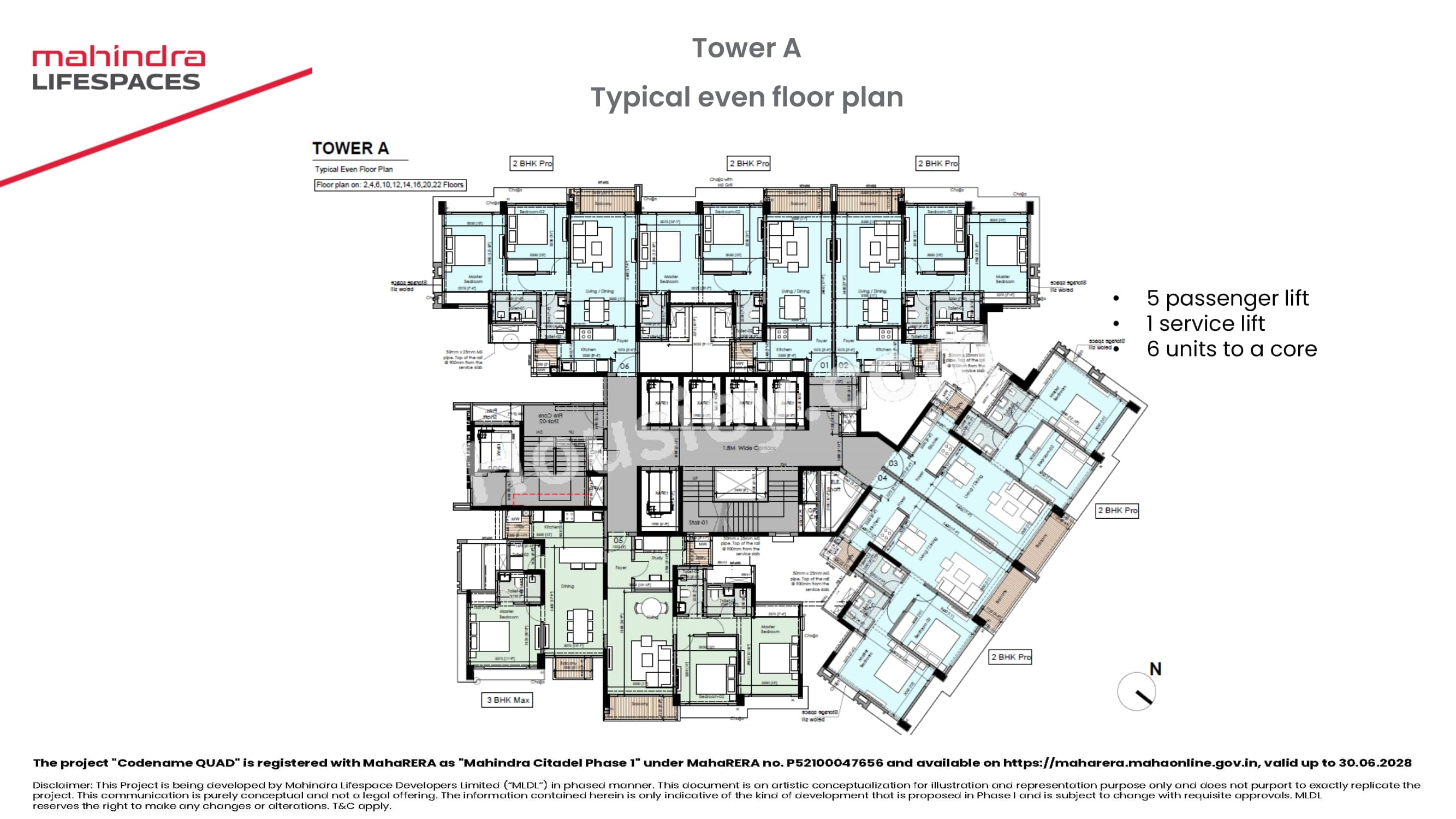 Mahindra Sanctum Floor plan 7