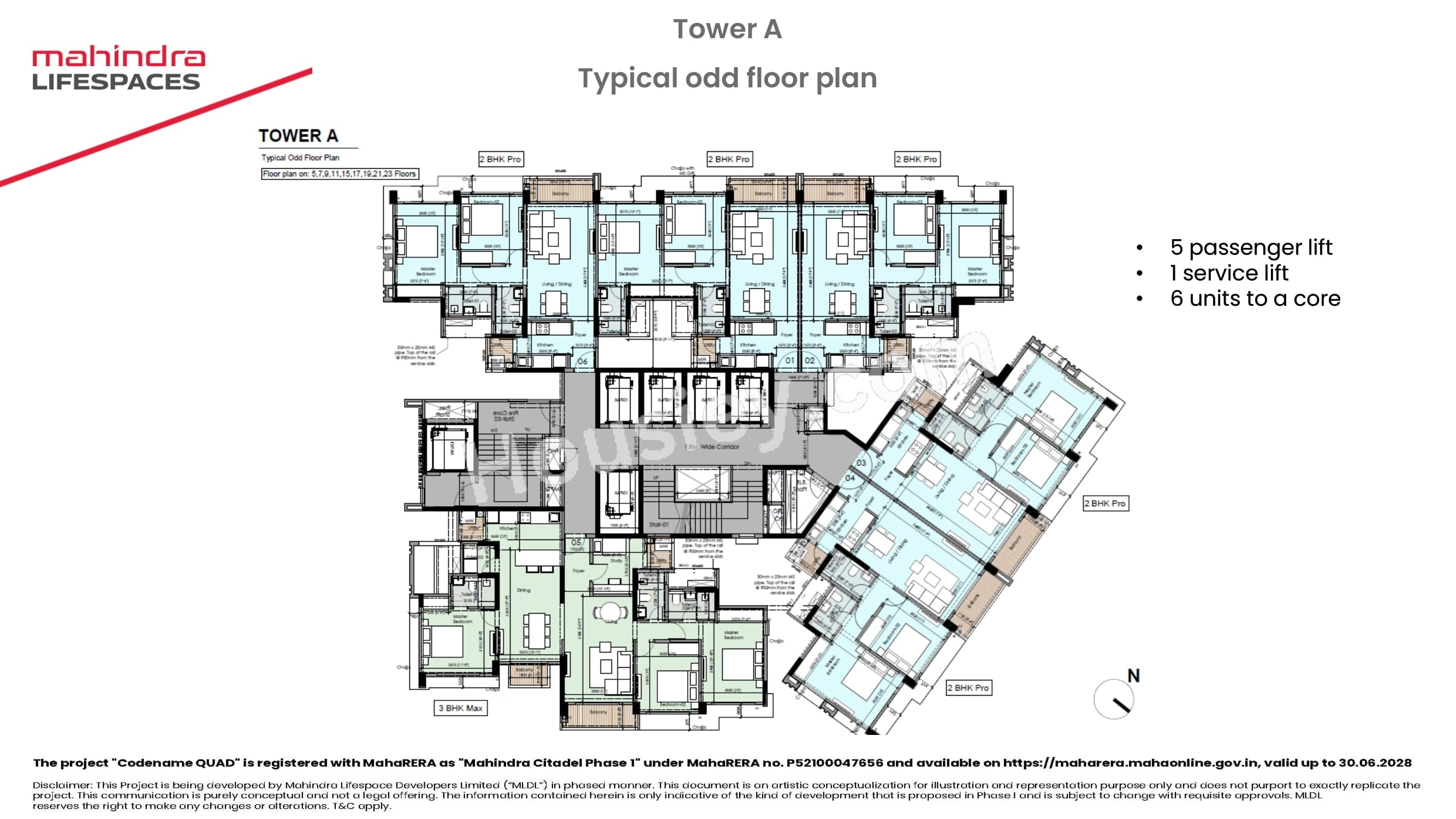 Mahindra Sanctum Floor plan 8