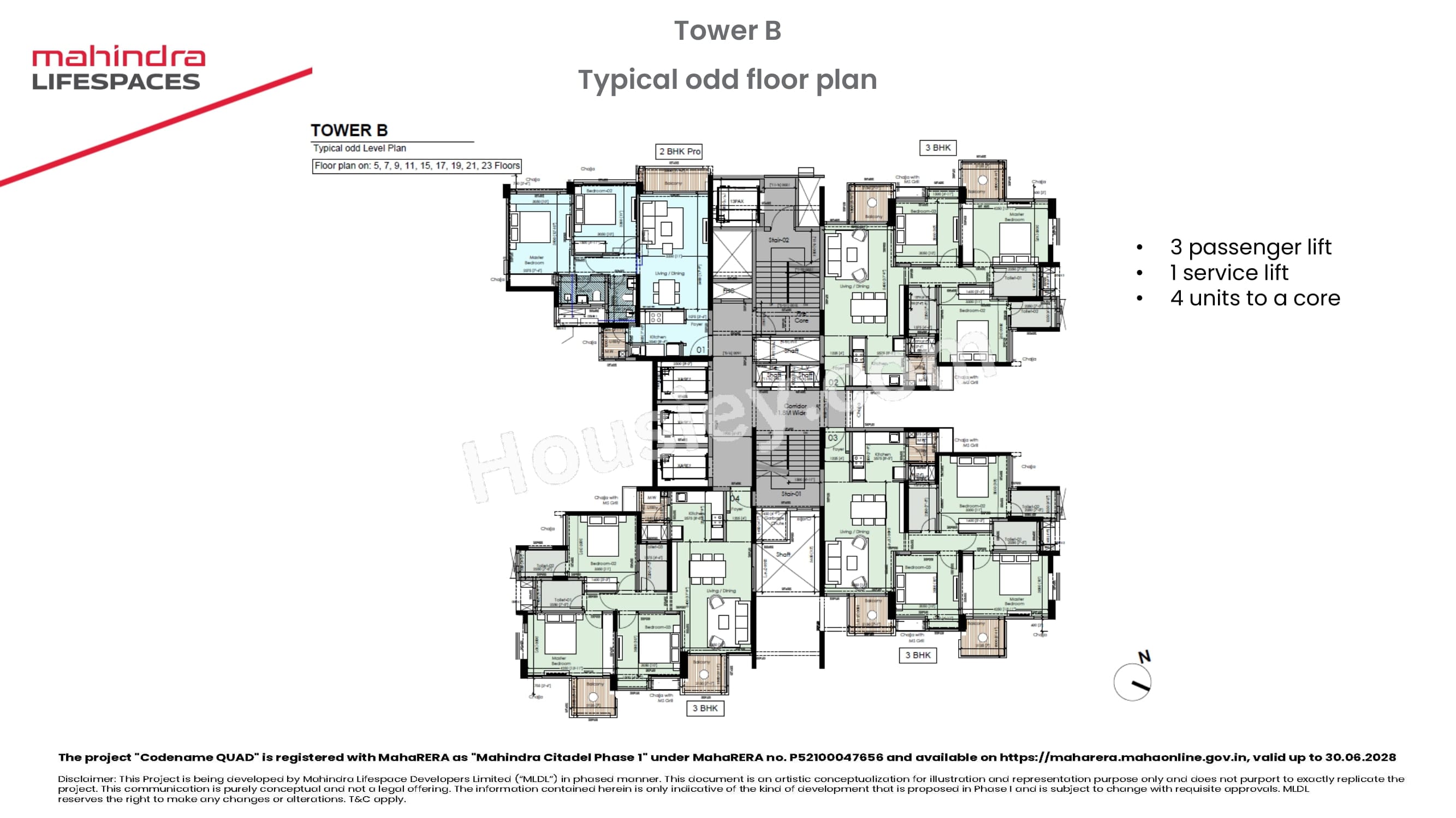 Mahindra Sanctum Floor plan 9