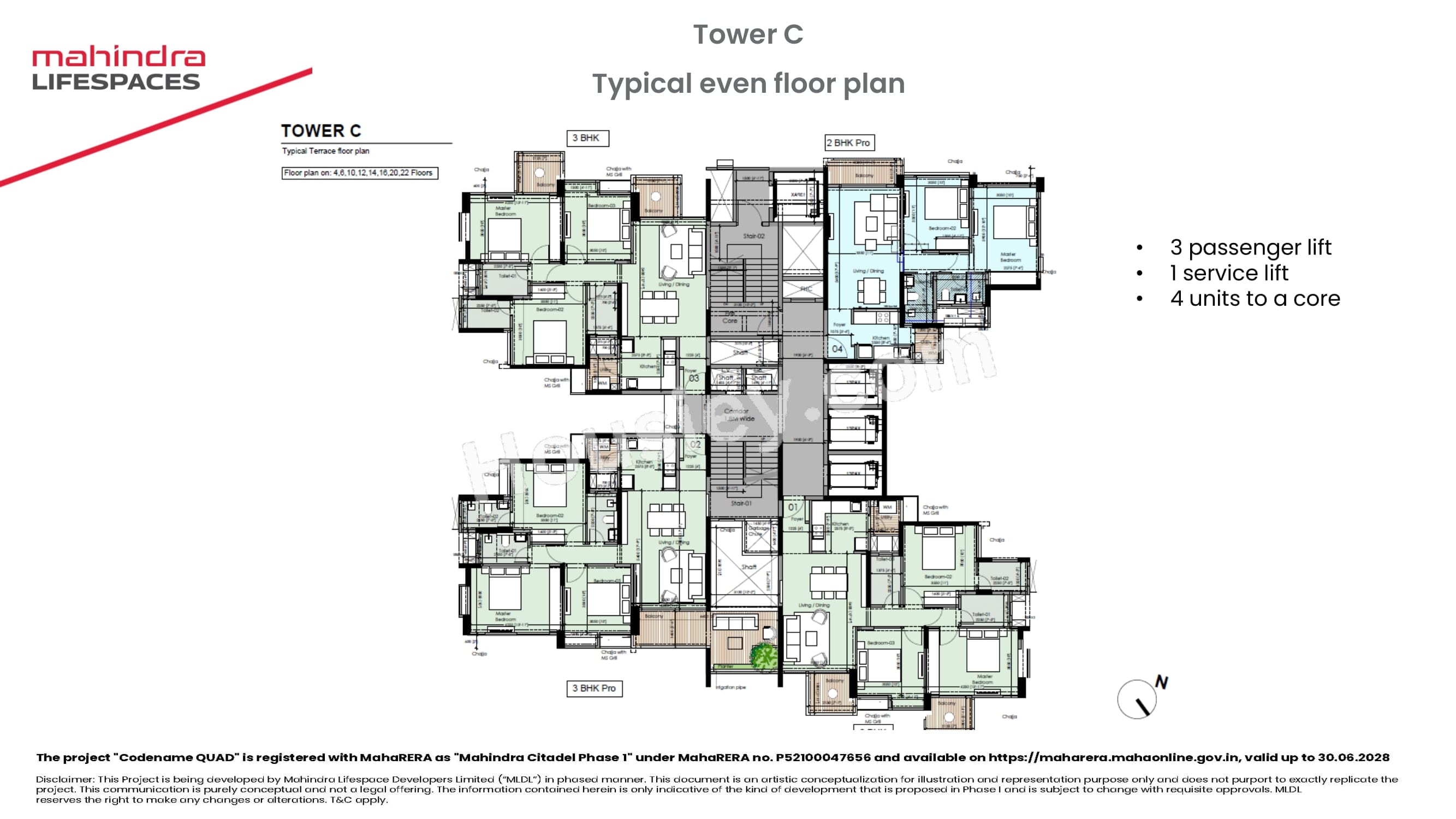 Mahindra Sanctum Floor plan 10