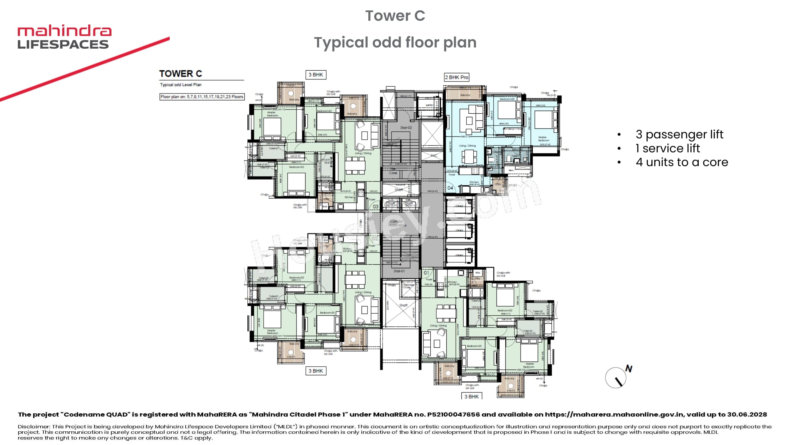 Mahindra Sanctum Floor plan 11
