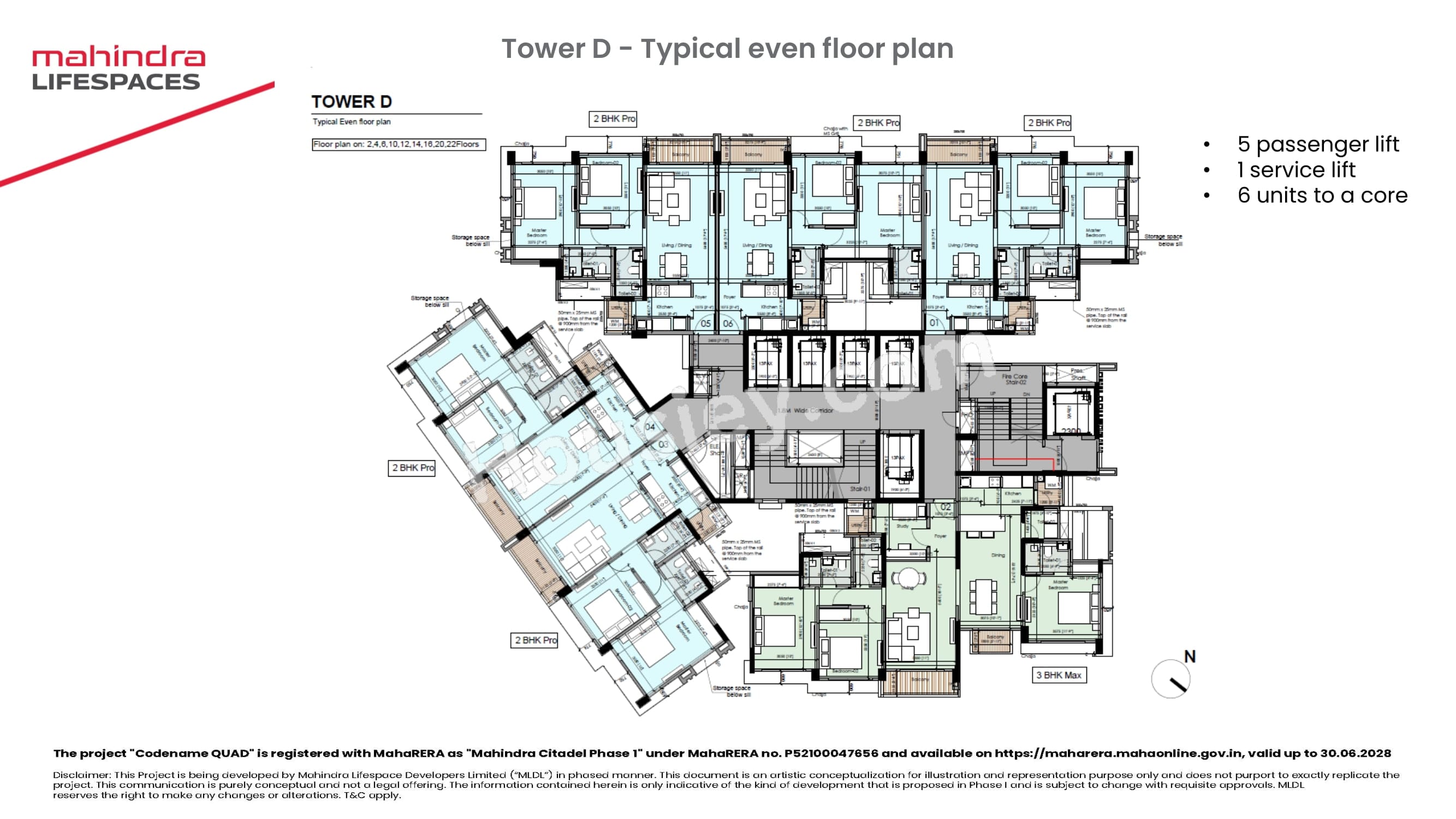 Mahindra Sanctum Floor plan 12