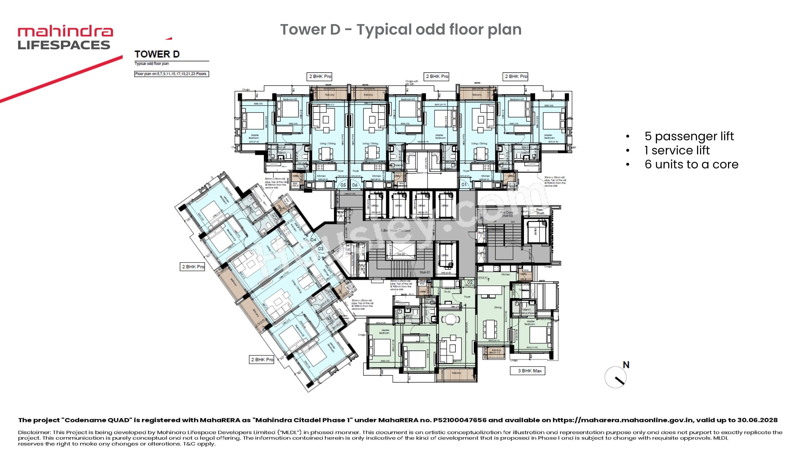 Mahindra Sanctum Floor plan 13