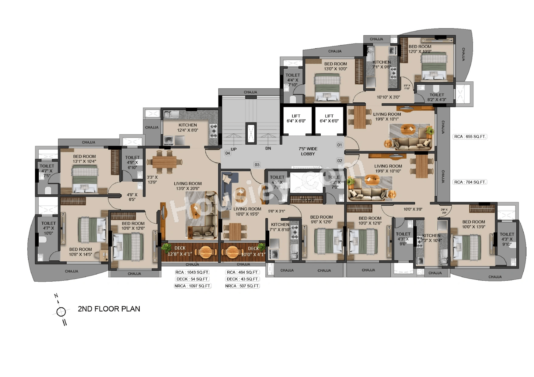 Majestic Narulla Ekaya Floor plan 2