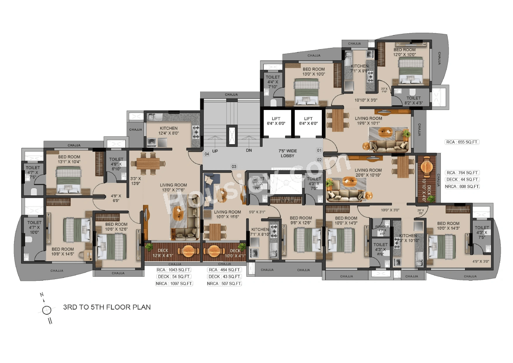Majestic Narulla Ekaya Floor plan 3