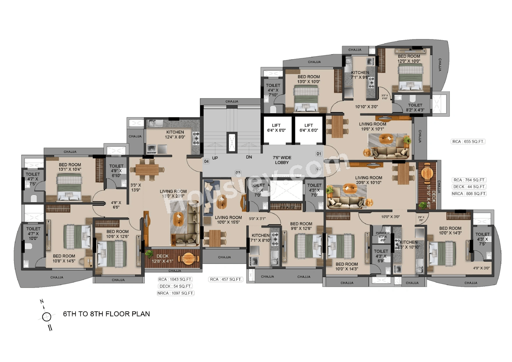 Majestic Narulla Ekaya Floor plan 4
