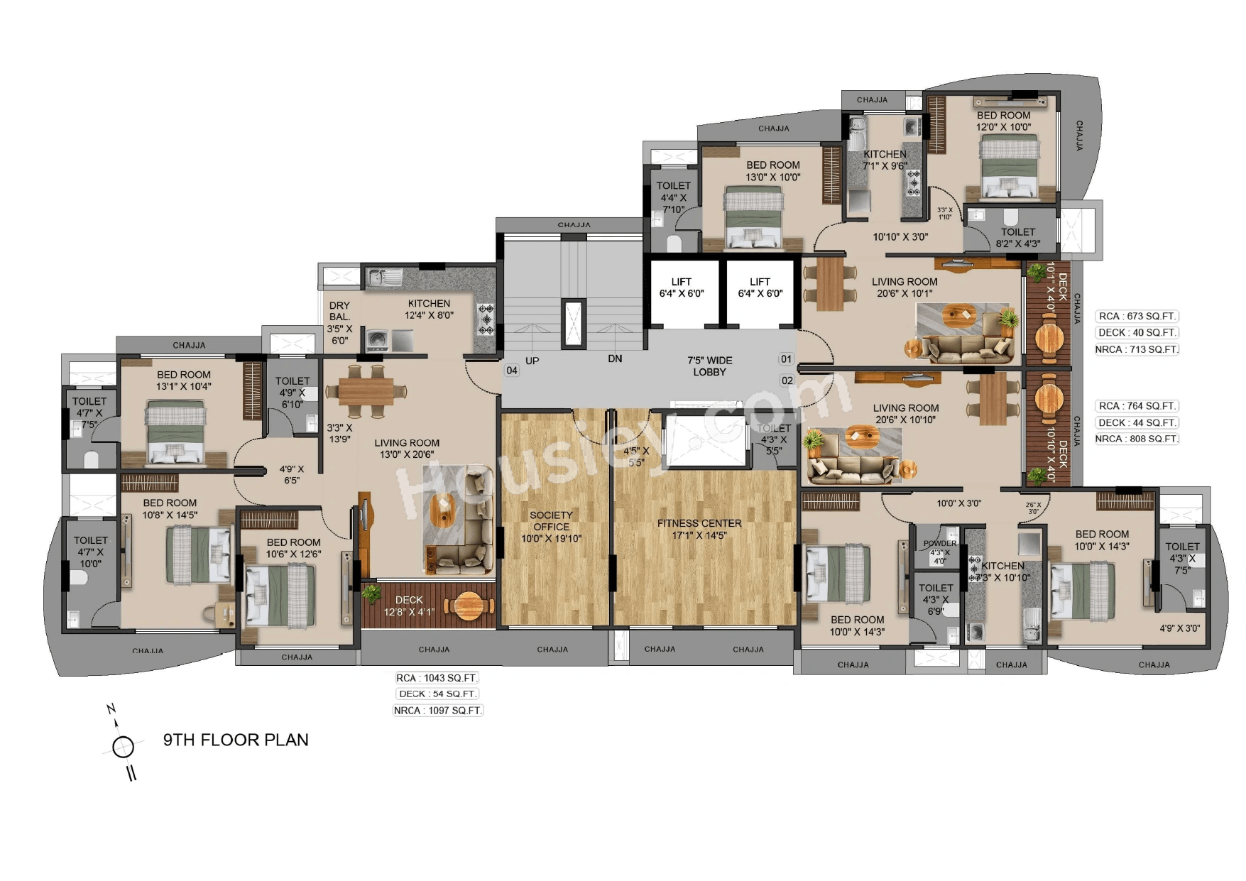 Majestic Narulla Ekaya Floor plan 5