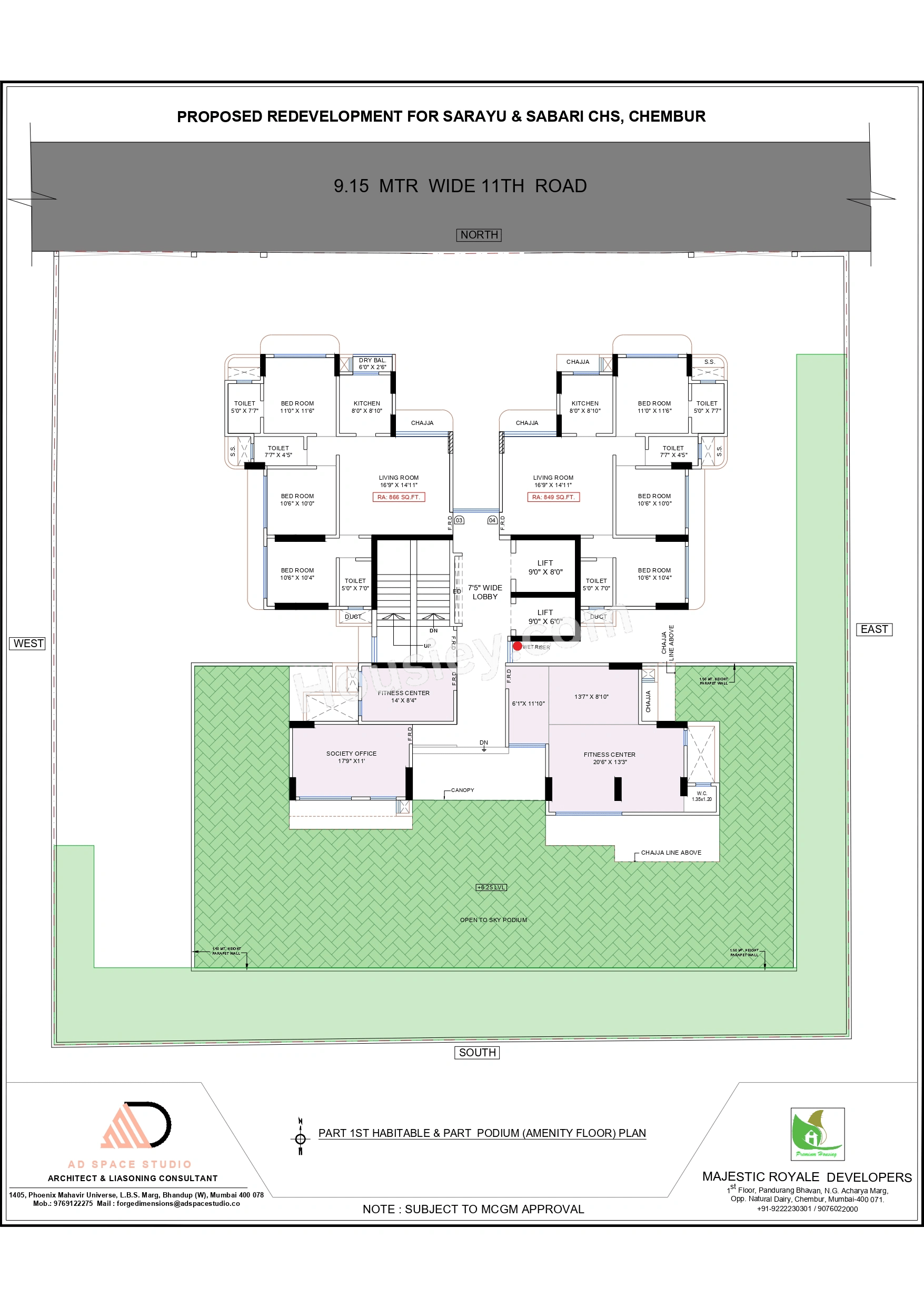 Majestic Sarayu Sabari Floor plan 11