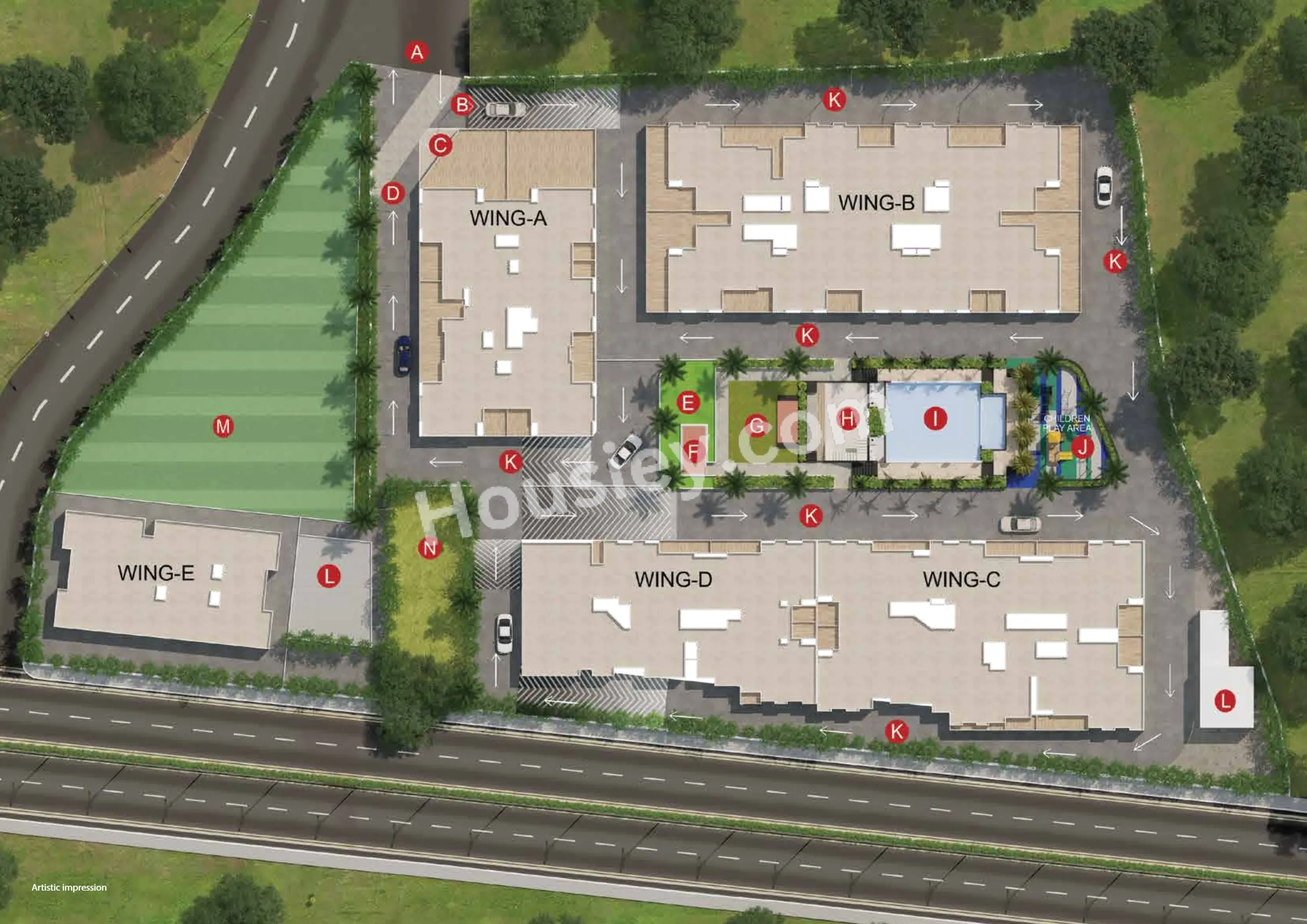 Majestique Swapnangan Floor plan 2