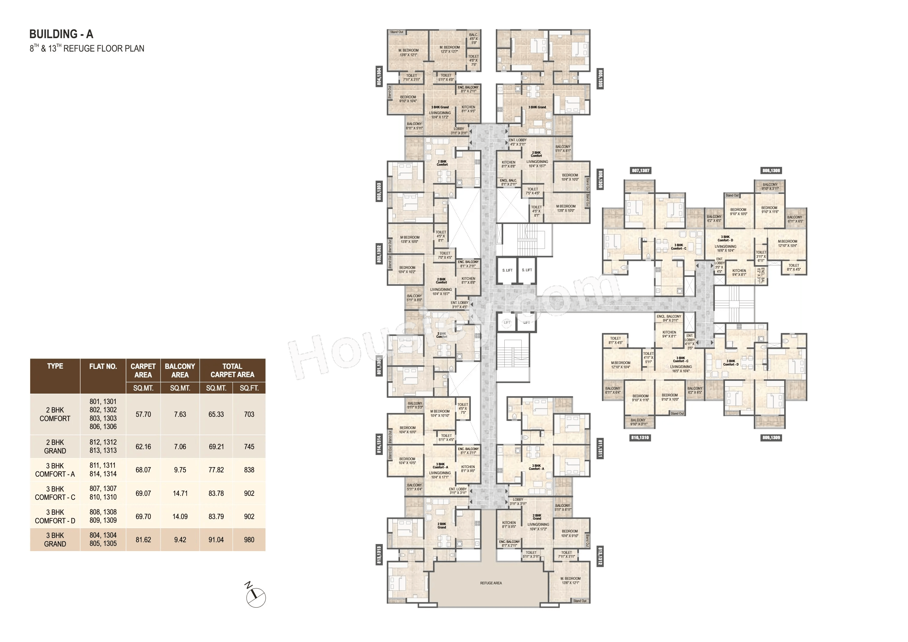 Mangalam Melizma Floor plan 1