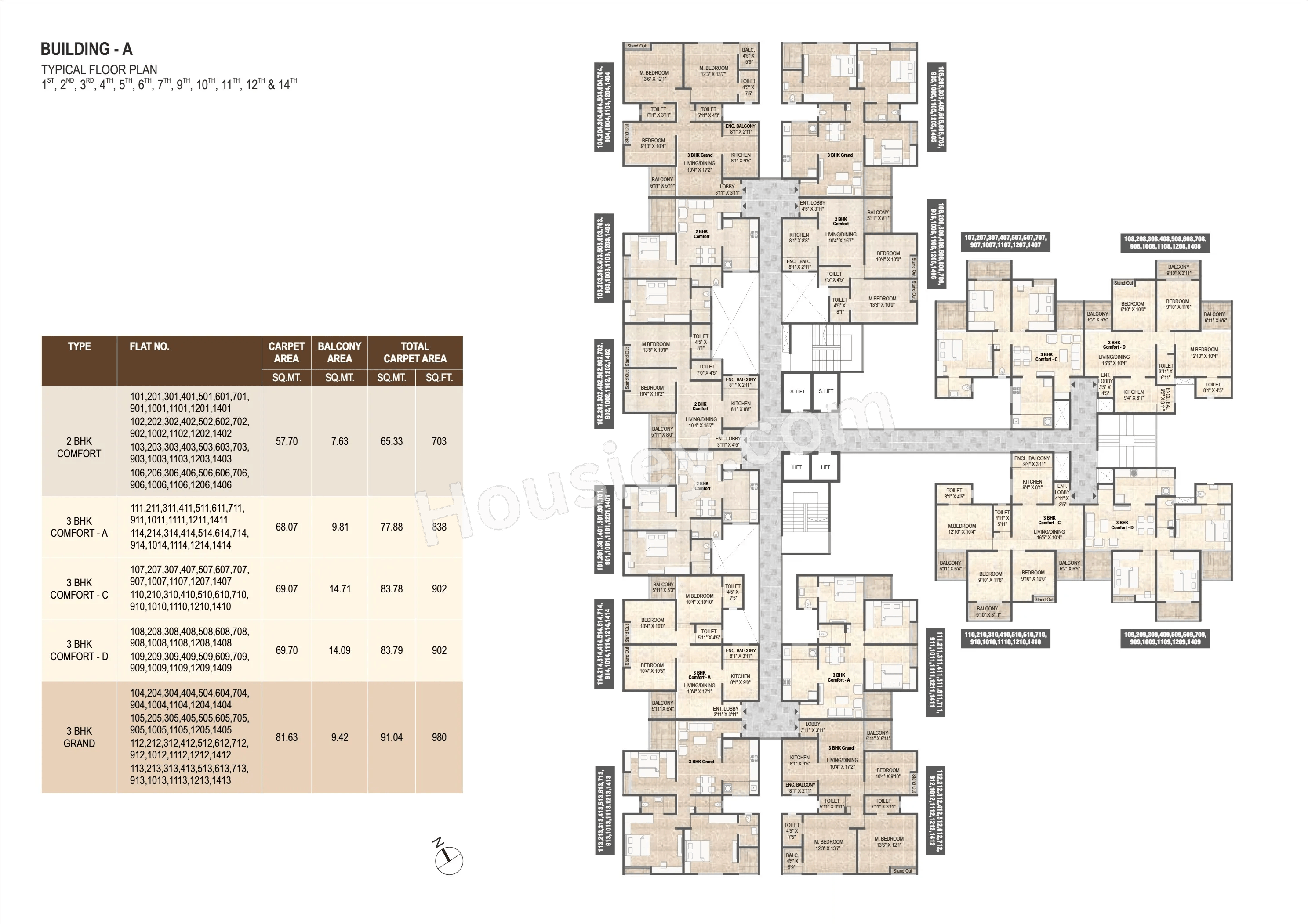 Mangalam Melizma Floor plan 2